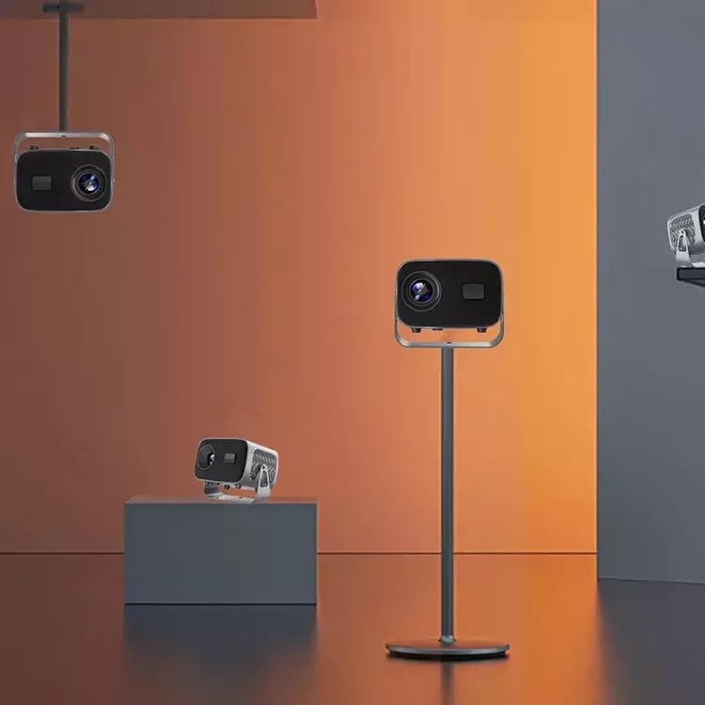 MINI PROIETTORE LED INTELLIGENTE 4K ULTRA HD WIFI 2.4G+5G PROFESSIONALE PORTATILE YG500 - 10