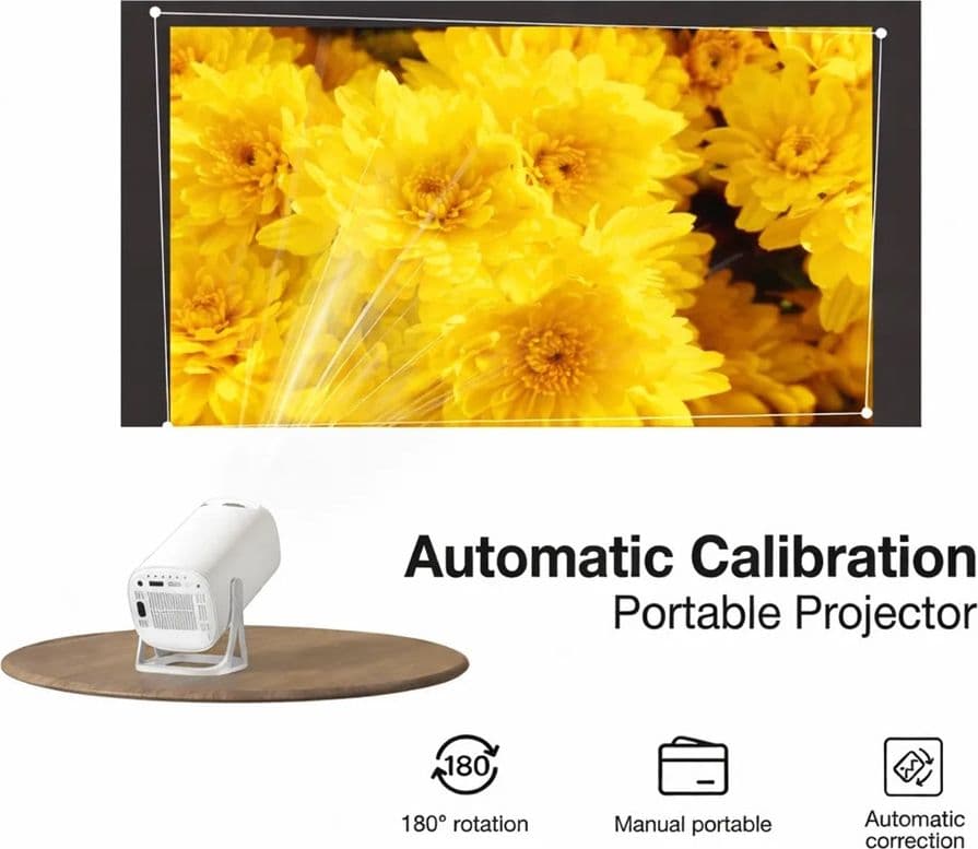 PROIETTORE PORTATILE S40 ULTRA HD 4K FHD UHD PROIEZIONE SMART WIRELESS INTELLIGENTE - 3