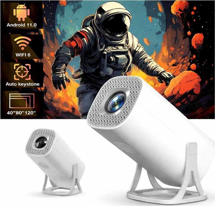 PROIETTORE PORTATILE S40 ULTRA HD 4K FHD UHD PROIEZIONE SMART WIRELESS INTELLIGENTE - 7