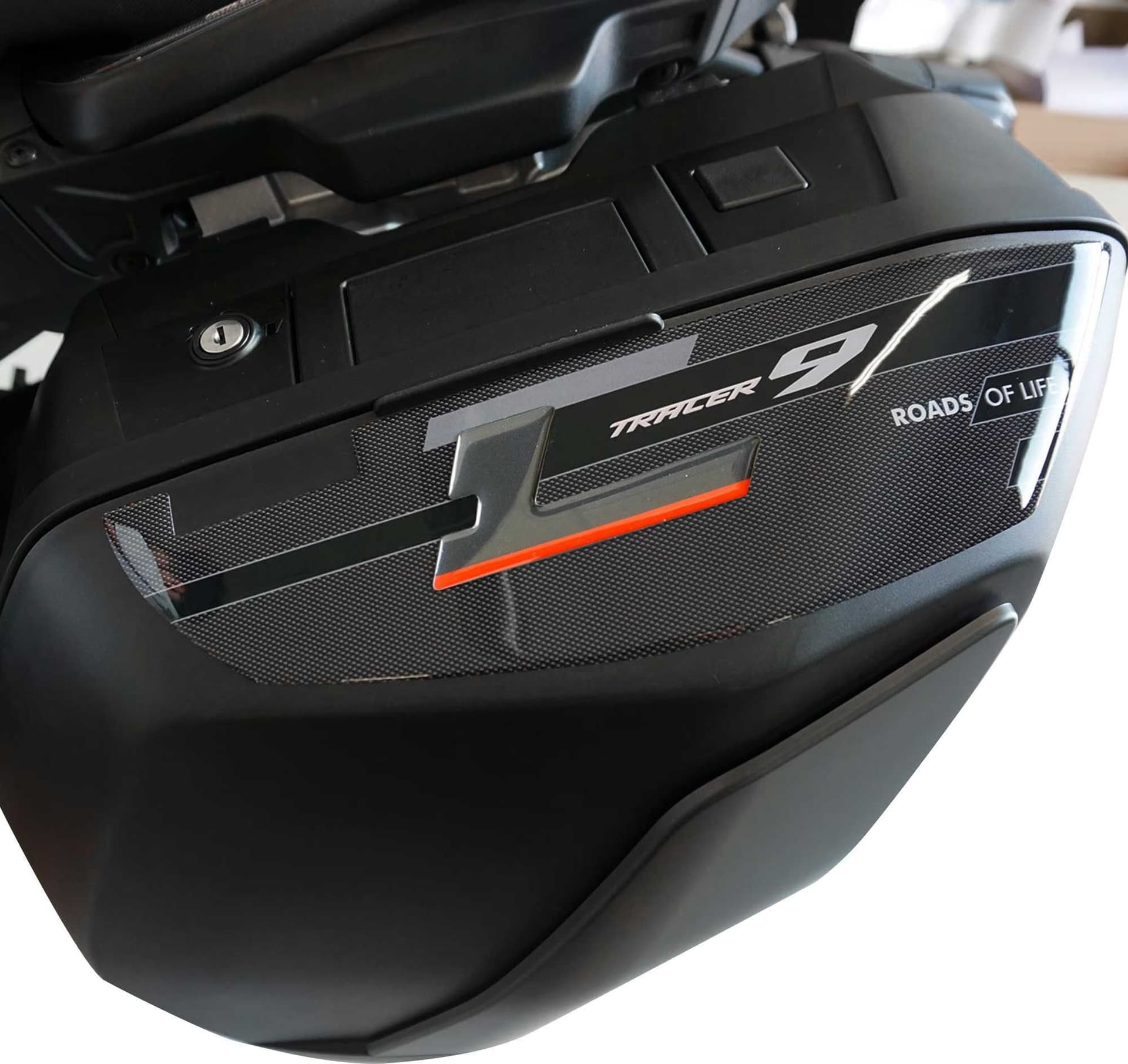 Adesivi 3D Protezioni Valigie moto compatibili con Yamaha Tracer 9 2025-26 - 1