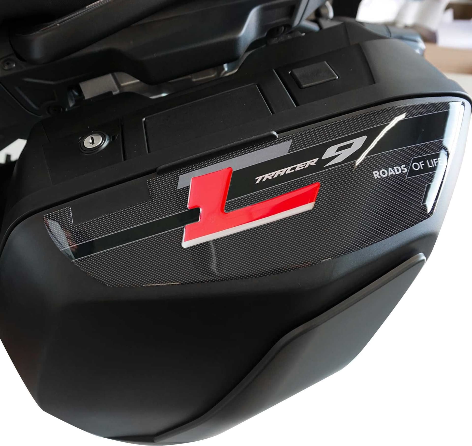 Adesivi 3D Protezioni Valigie moto compatibili con Yamaha Tracer 9 2025-26 - 6