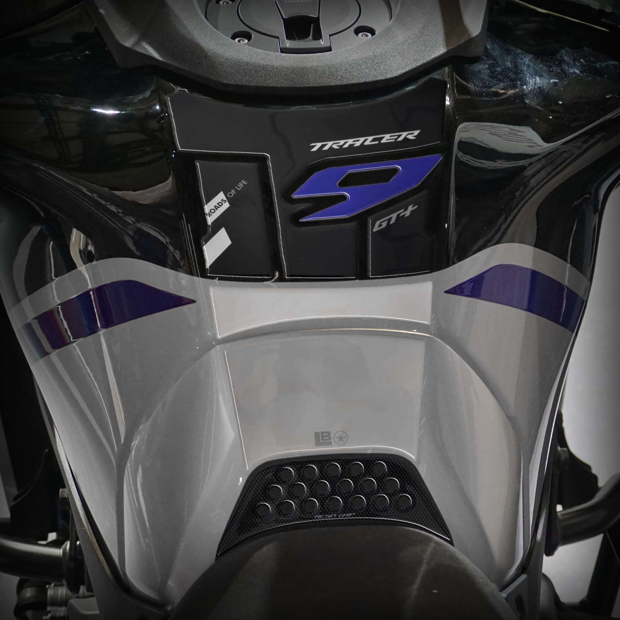 Adesivo 3D Paraserbatoio moto compatibile con Yamaha Tracer 9 GT+ 2026