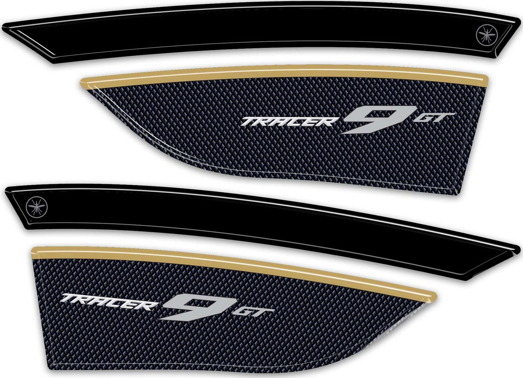 Adesivi resin 3D Parafango moto compatibili con Yamaha Tracer 9 GT 2025-26 - 2