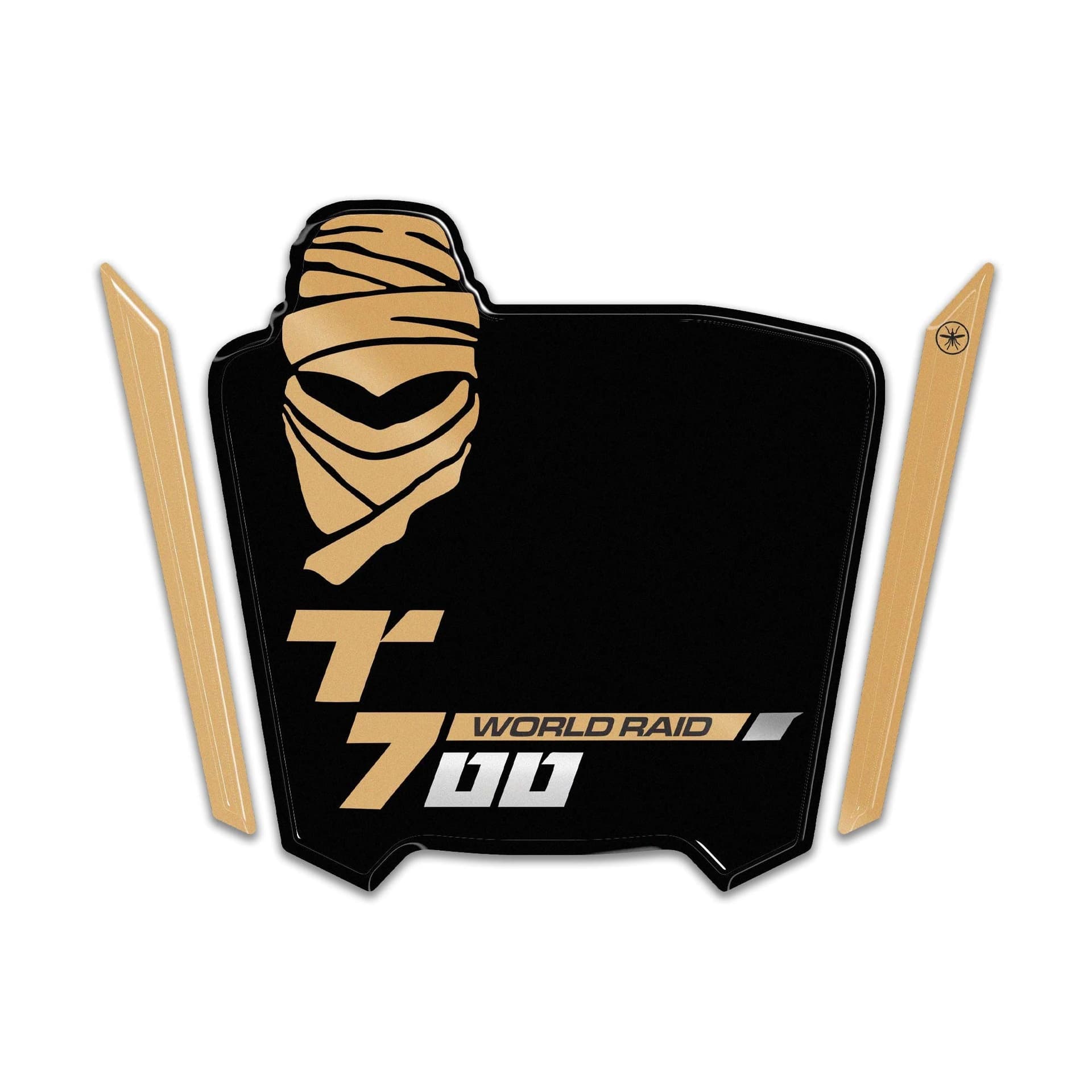 Adesivi 3D Cupolino moto compatibili con Yamaha Tenere 700 World Raid 2026 - 2