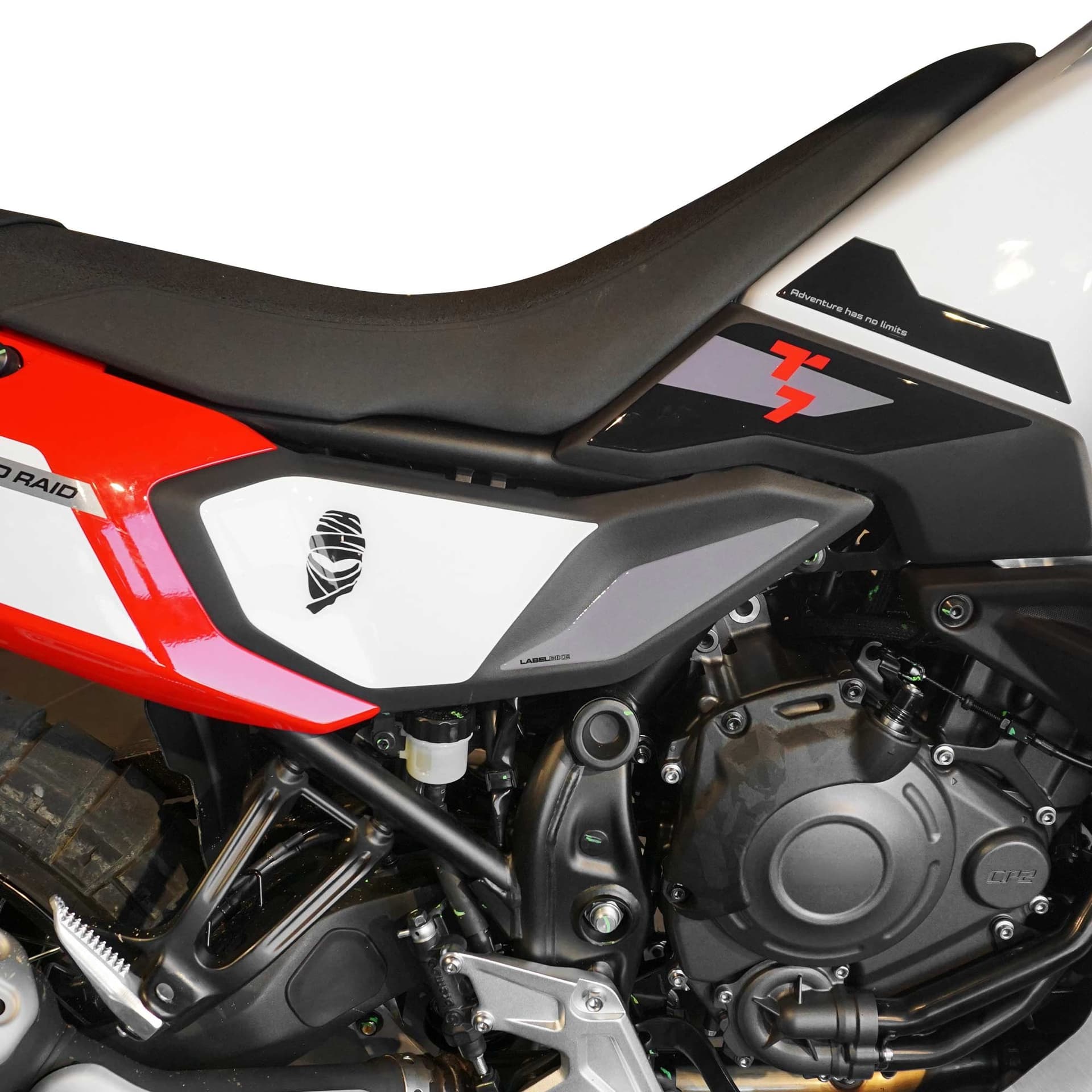 Adesivi 3D Laterali moto compatibili con Yamaha Tenere 700 World Raid 2026 - 13