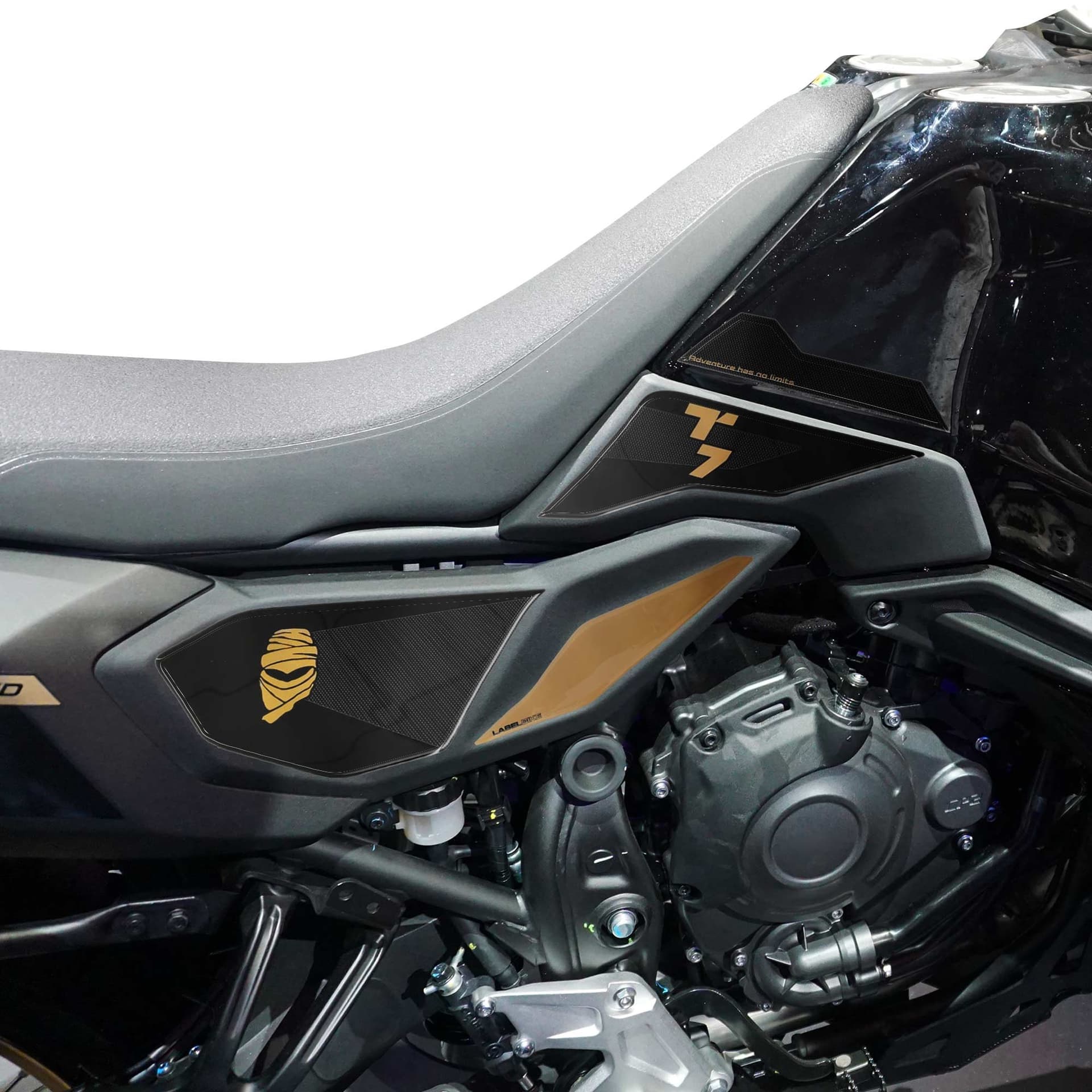 Adesivi 3D Laterali moto compatibili con Yamaha Tenere 700 World Raid 2026 - 14