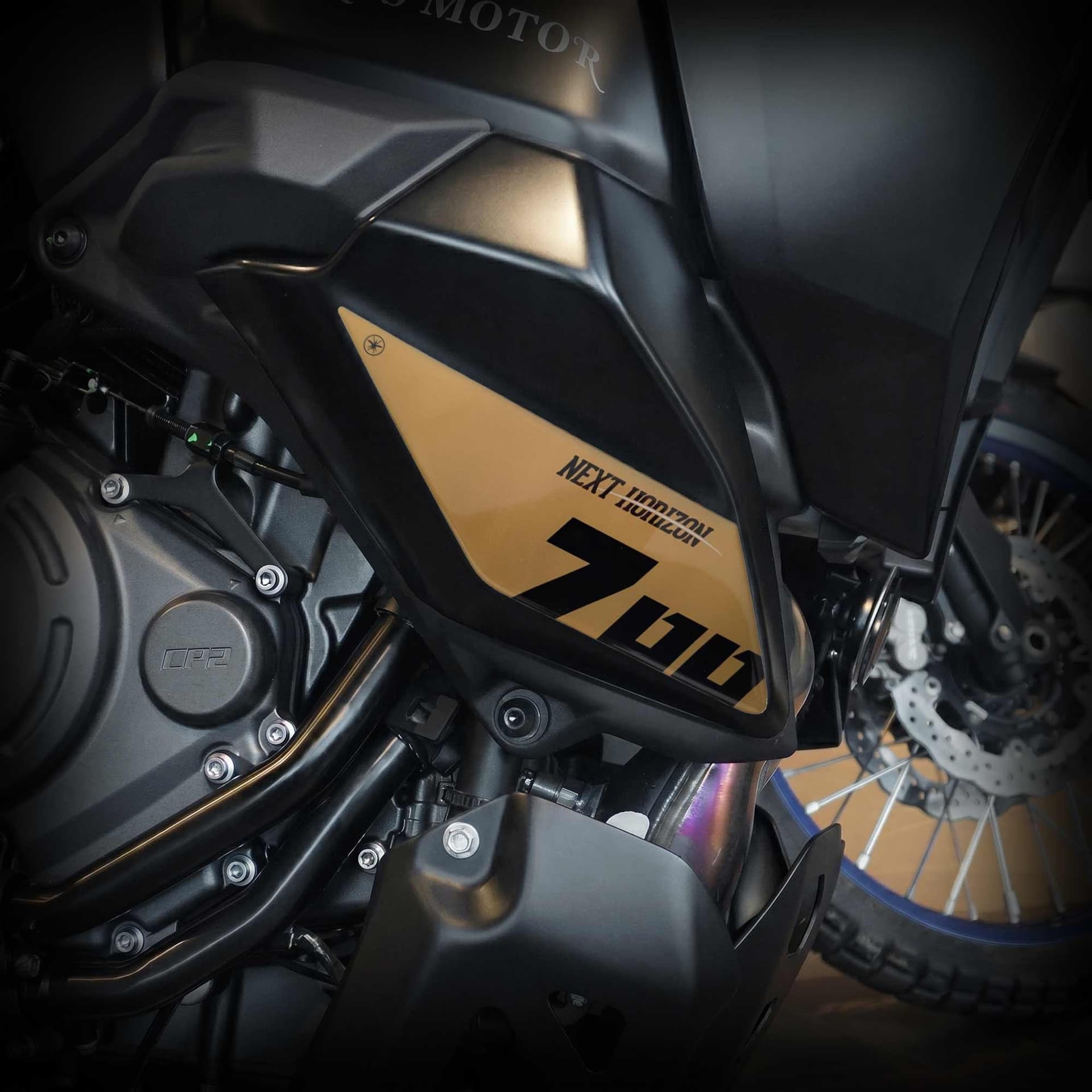 Adesivi 3D Pance moto compatibili con Yamaha Tenere 700 World Raid 2026 - 12