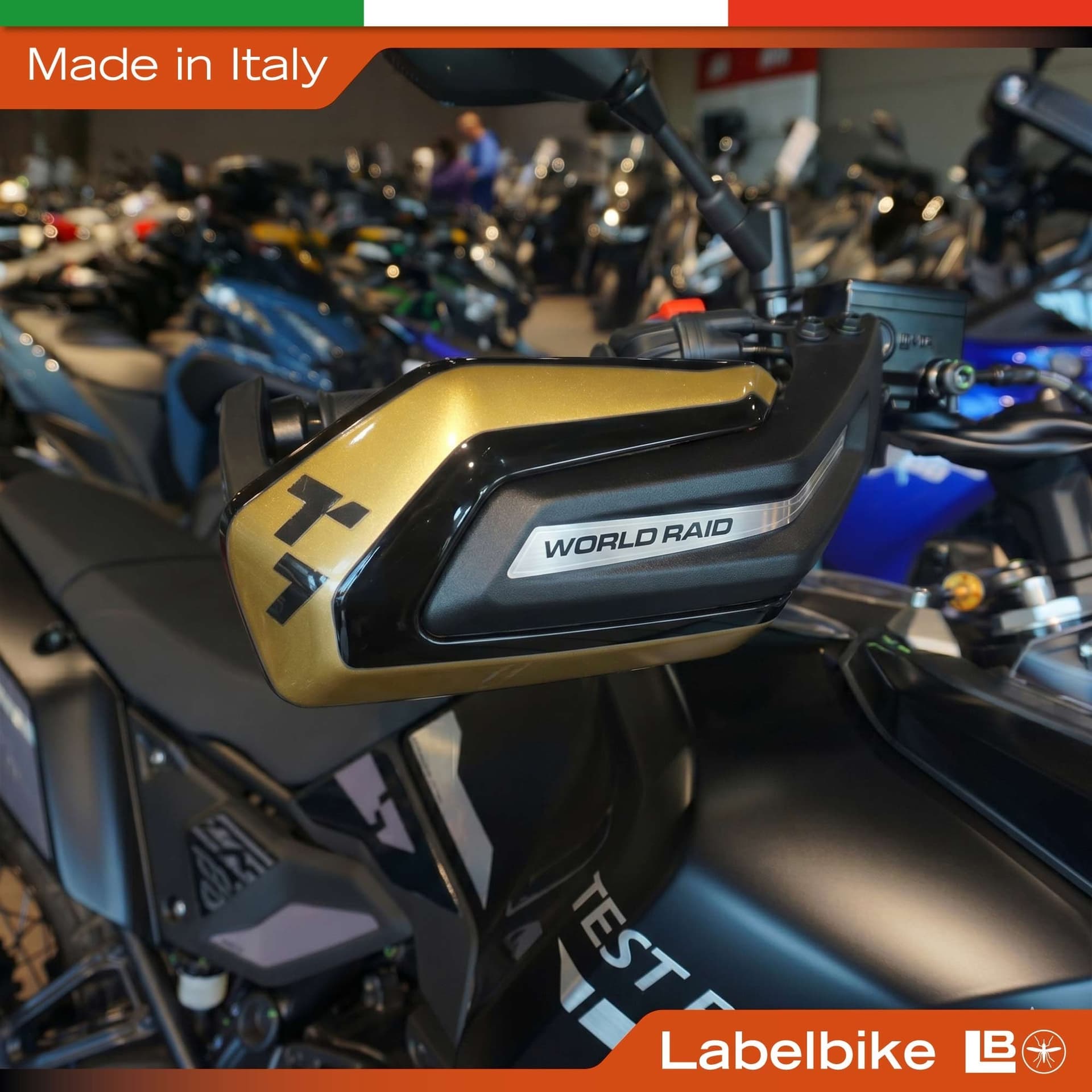 Adesivi 3D Paramani moto compatibili con Yamaha Tenere 700 World Raid 2026 - 3