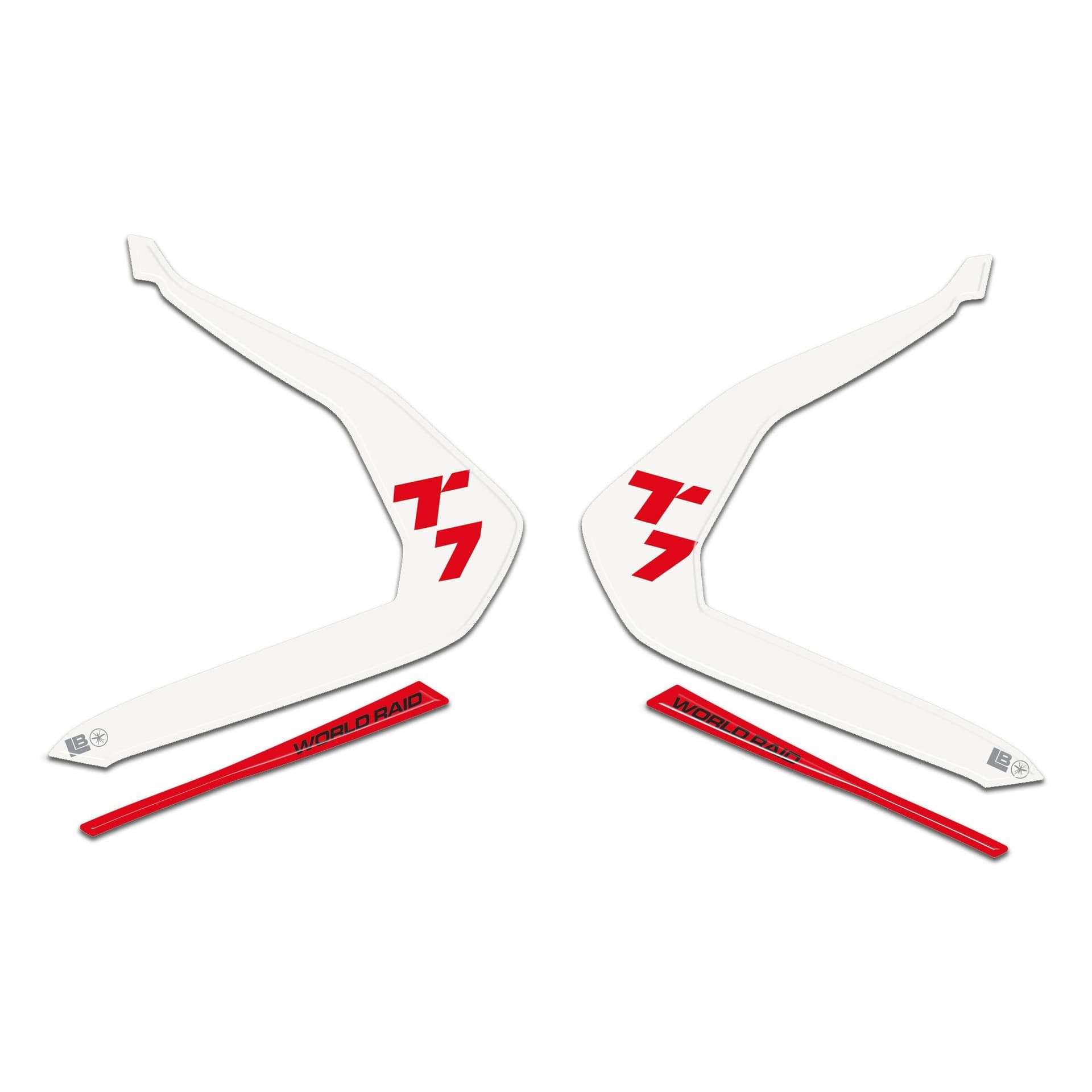 Adesivi 3D Paramani moto compatibili con Yamaha Tenere 700 World Raid 2026 - 8