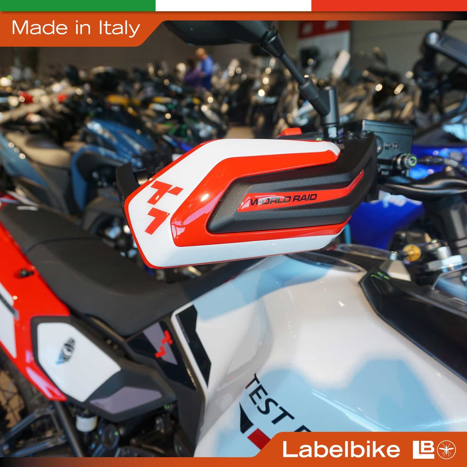Adesivi 3D Paramani moto compatibili con Yamaha Tenere 700 World Raid 2026 - 9