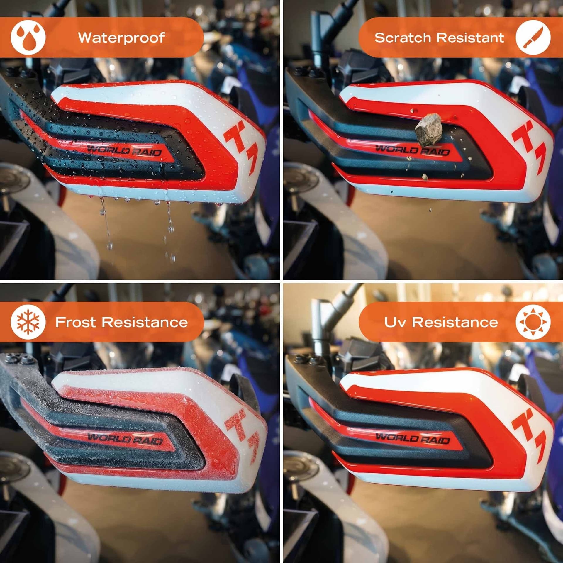 Adesivi 3D Paramani moto compatibili con Yamaha Tenere 700 World Raid 2026 - 10