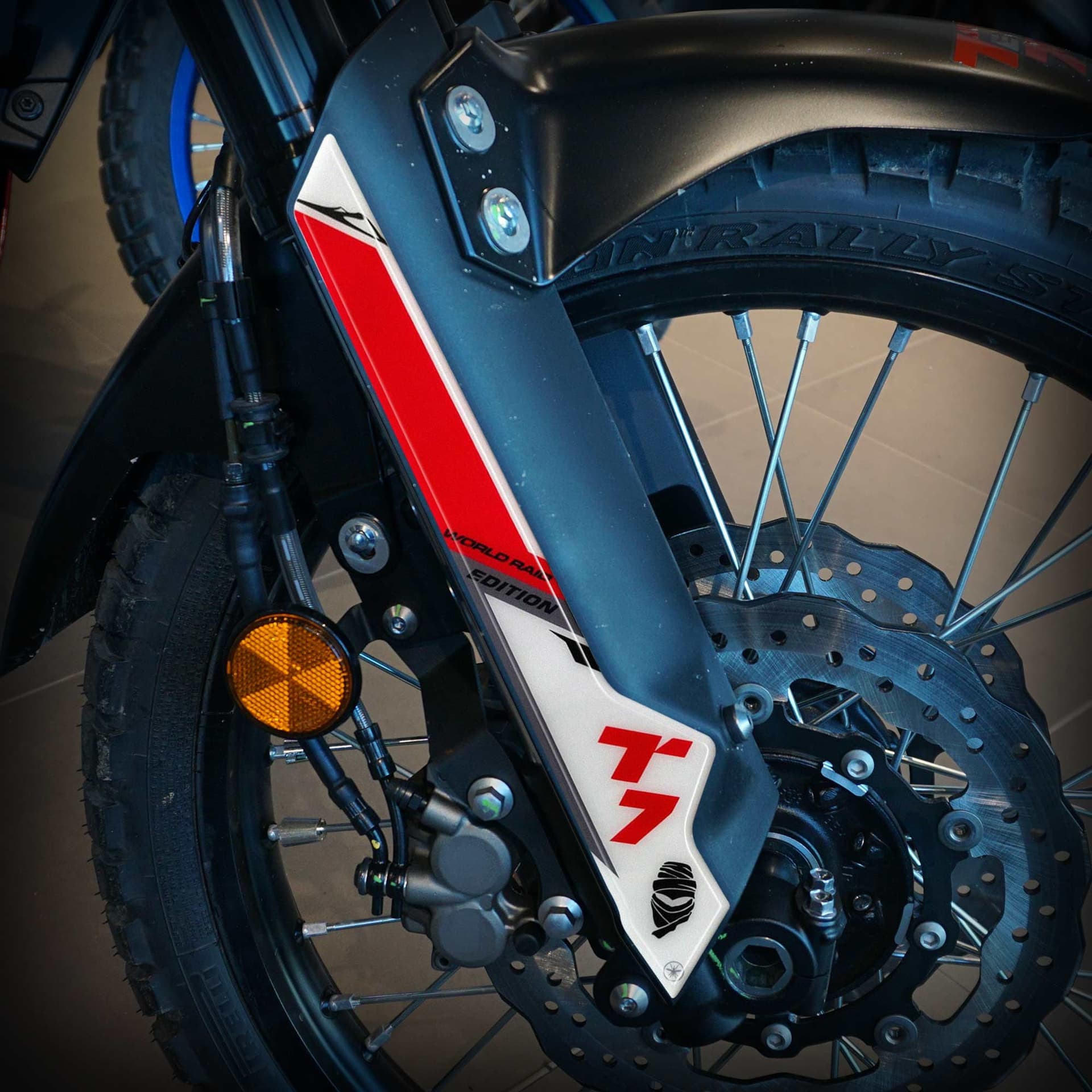 Adesivi Parasteli moto compatibili con Yamaha Tenere 700 World Raid 2026 - 12