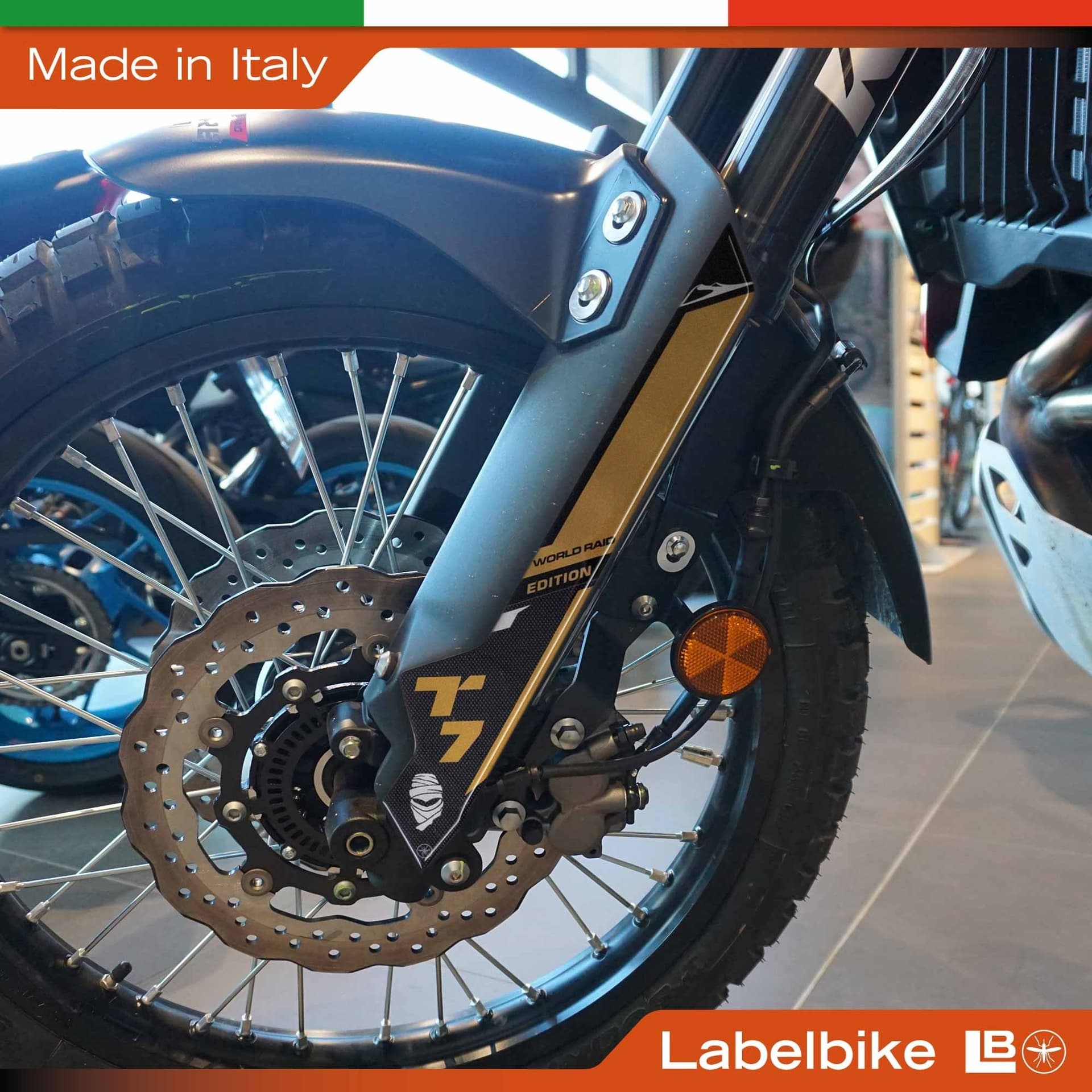 Adesivi Parasteli moto compatibili con Yamaha Tenere 700 World Raid 2026 - 3