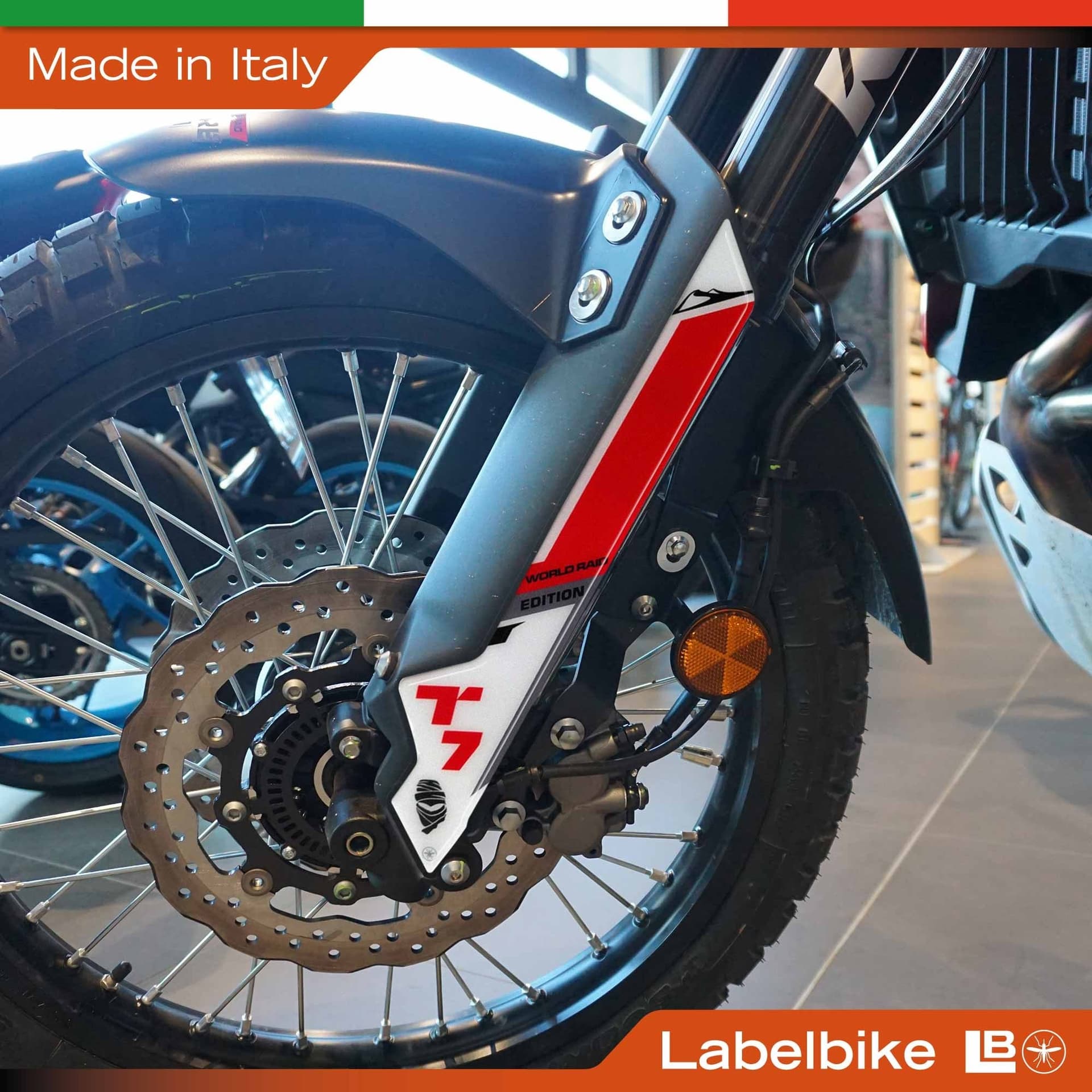 Adesivi Parasteli moto compatibili con Yamaha Tenere 700 World Raid 2026 - 9