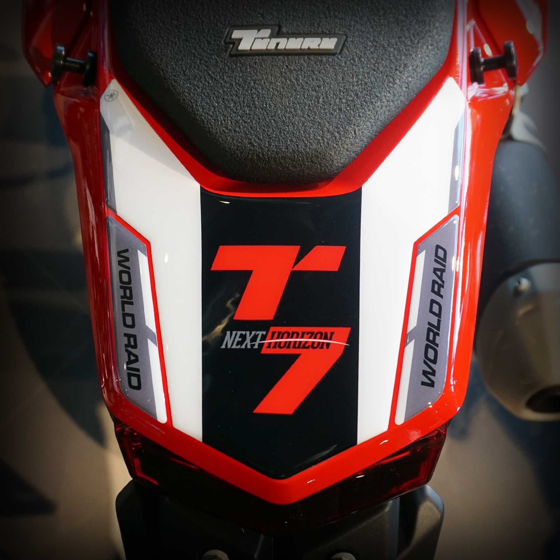 Adesivo 3D Coda moto compatibile con Yamaha Tenere 700 World Raid 2026 - 13