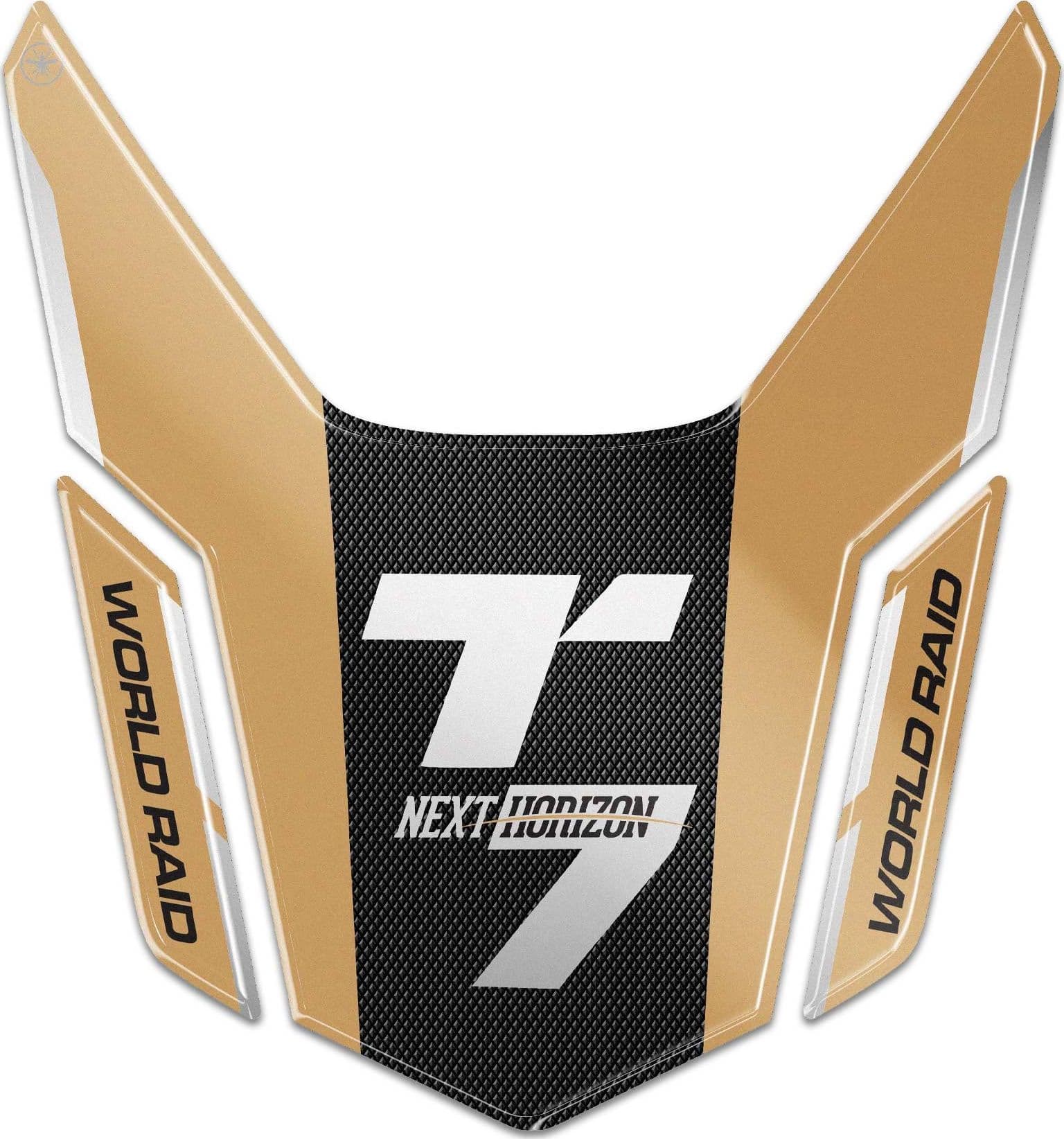 Adesivo 3D Coda moto compatibile con Yamaha Tenere 700 World Raid 2026 - 2