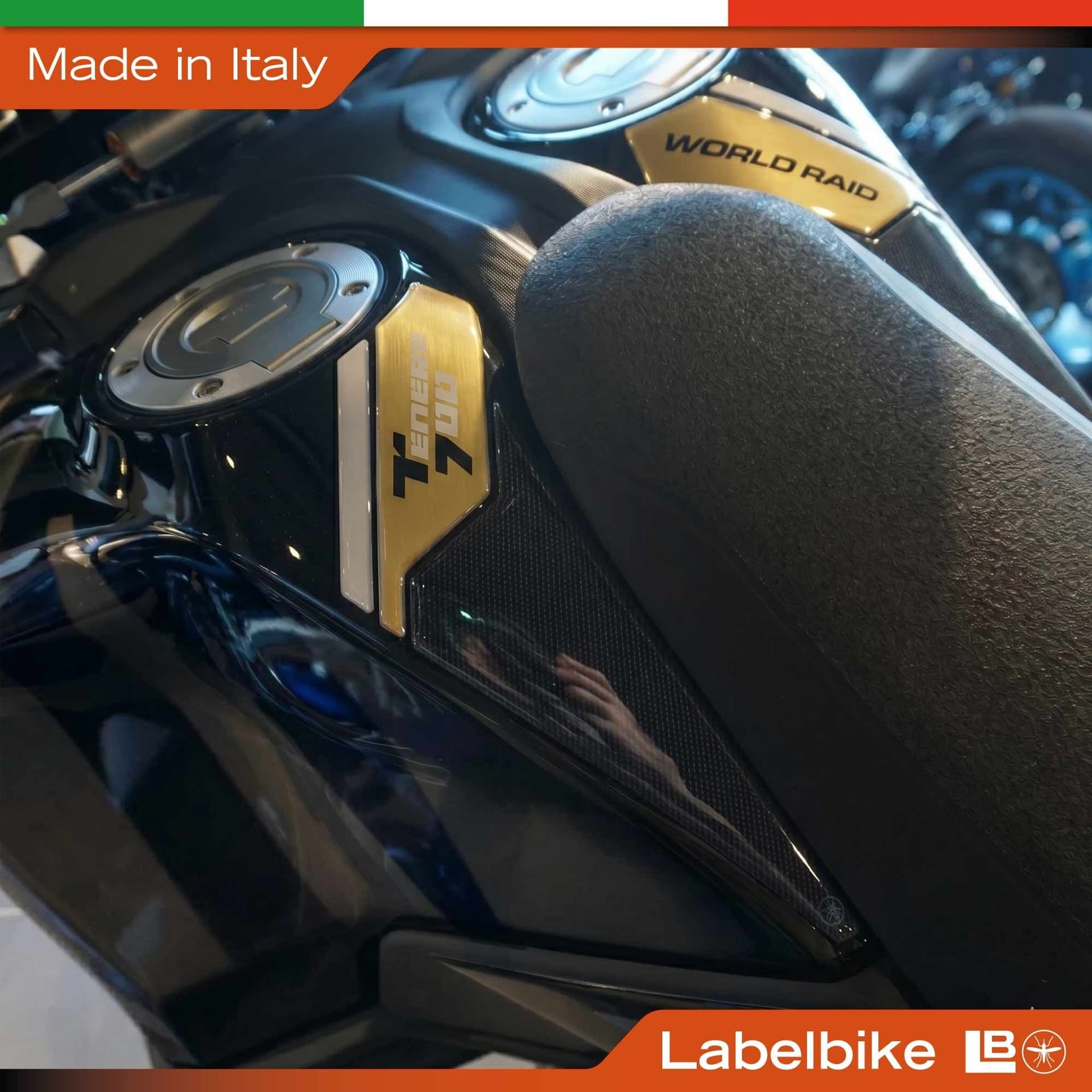 Paraserbatoio adesivo compatibile con Yamaha Tenere 700 World Raid 2026 - 3