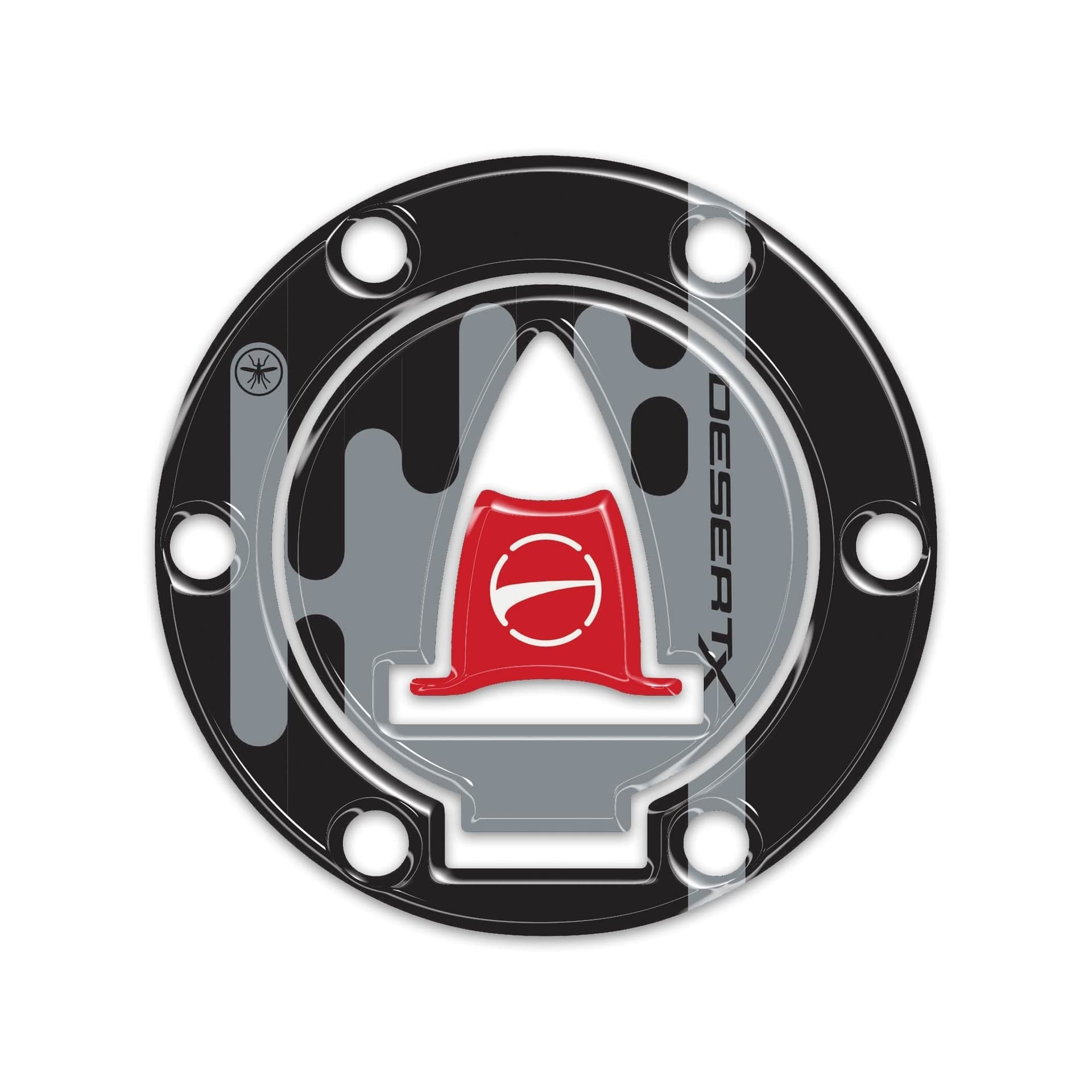 Adesivo Protezione Tappo Serbatoio moto compatibile con Ducati DesertX 2026 - 2