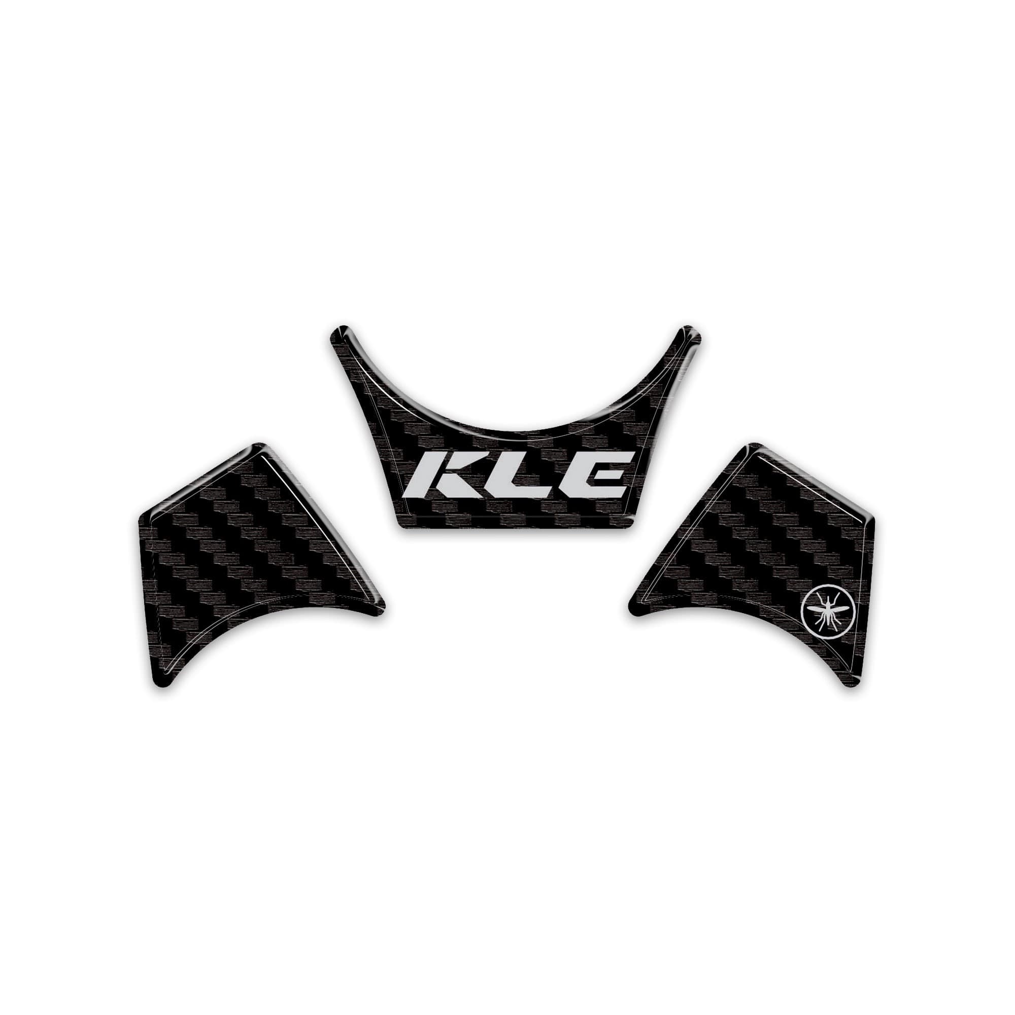 Adesivo 3D Protezione Zona Chiave moto compatibile con Kawasaki KLE500 2026 - 2