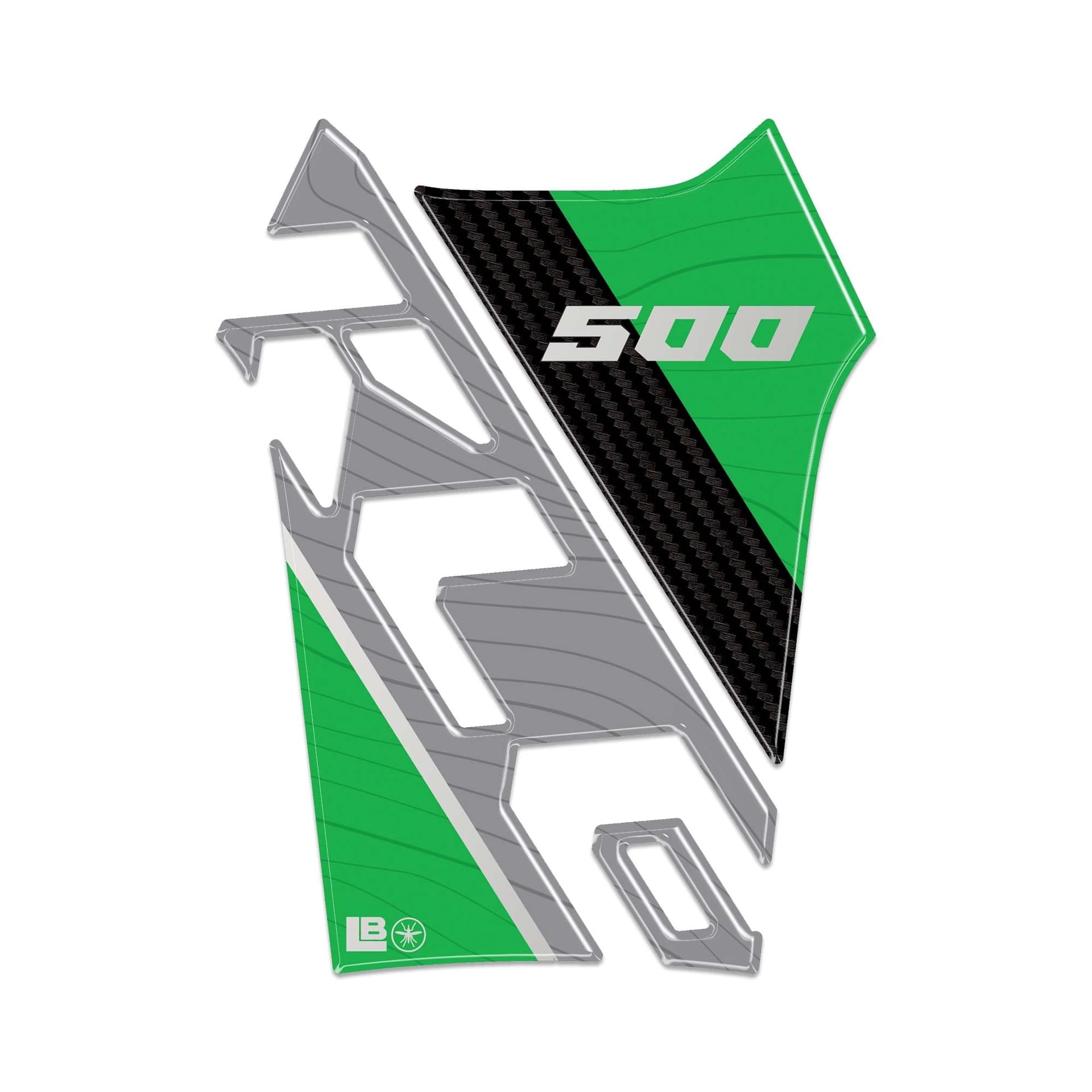Paraserbatoio Adesivo Protezione moto compatibile con Kawasaki KLE500 2026 - 8