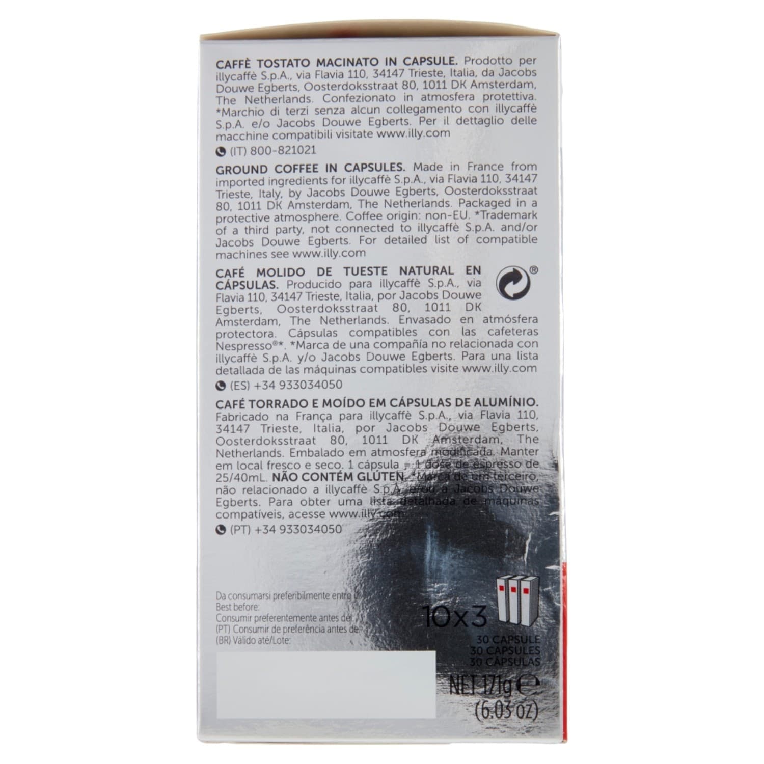 ILLY Capsule Compatibili Nespresso 3 Conf. Da 10 Gusto Classico - 2