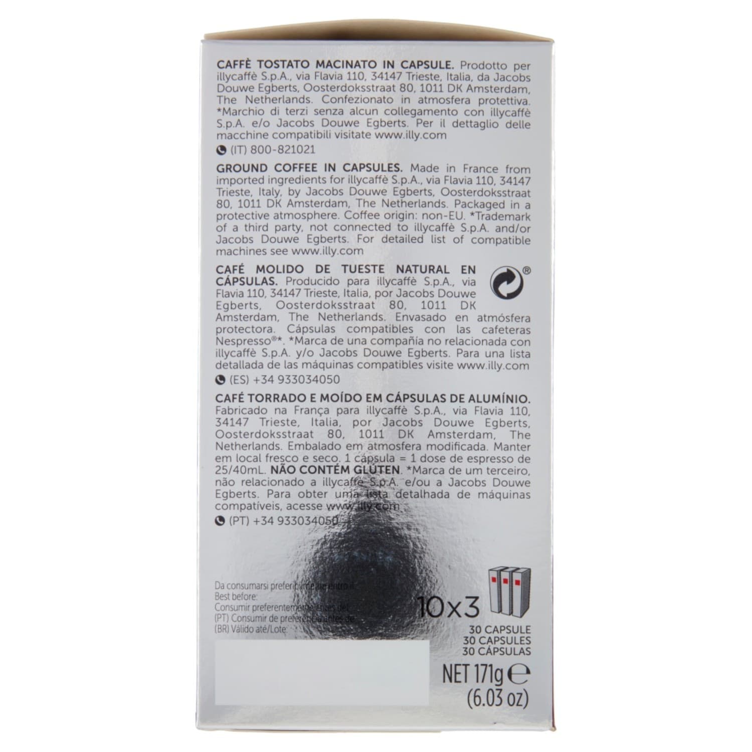 Illy 30 caffè in Capsule compatibili Nespresso® Tostato ESPRESSO INTENSO - 7