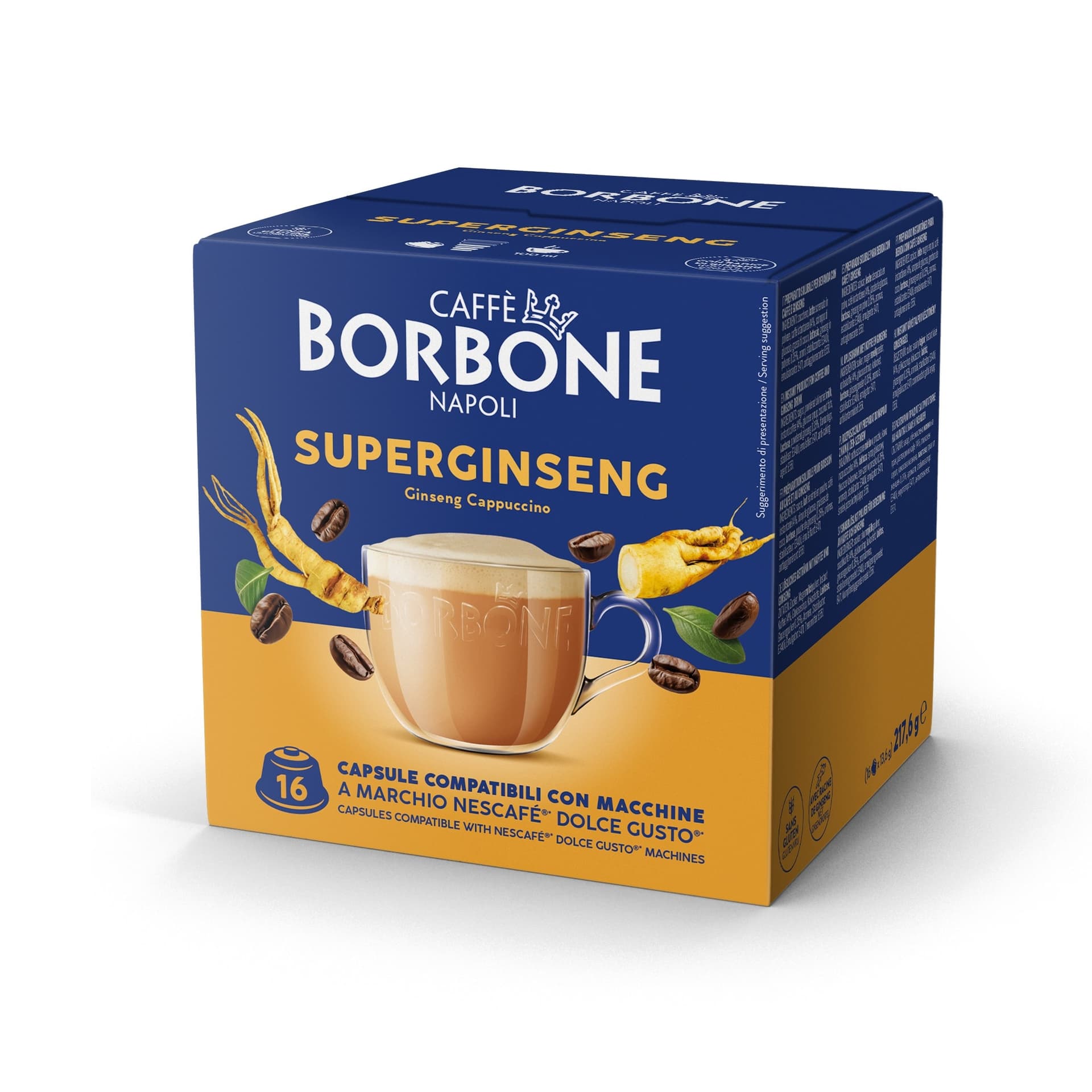 Borbone Capsule Comp.dolce Gusto Superginseng 16pz - 2