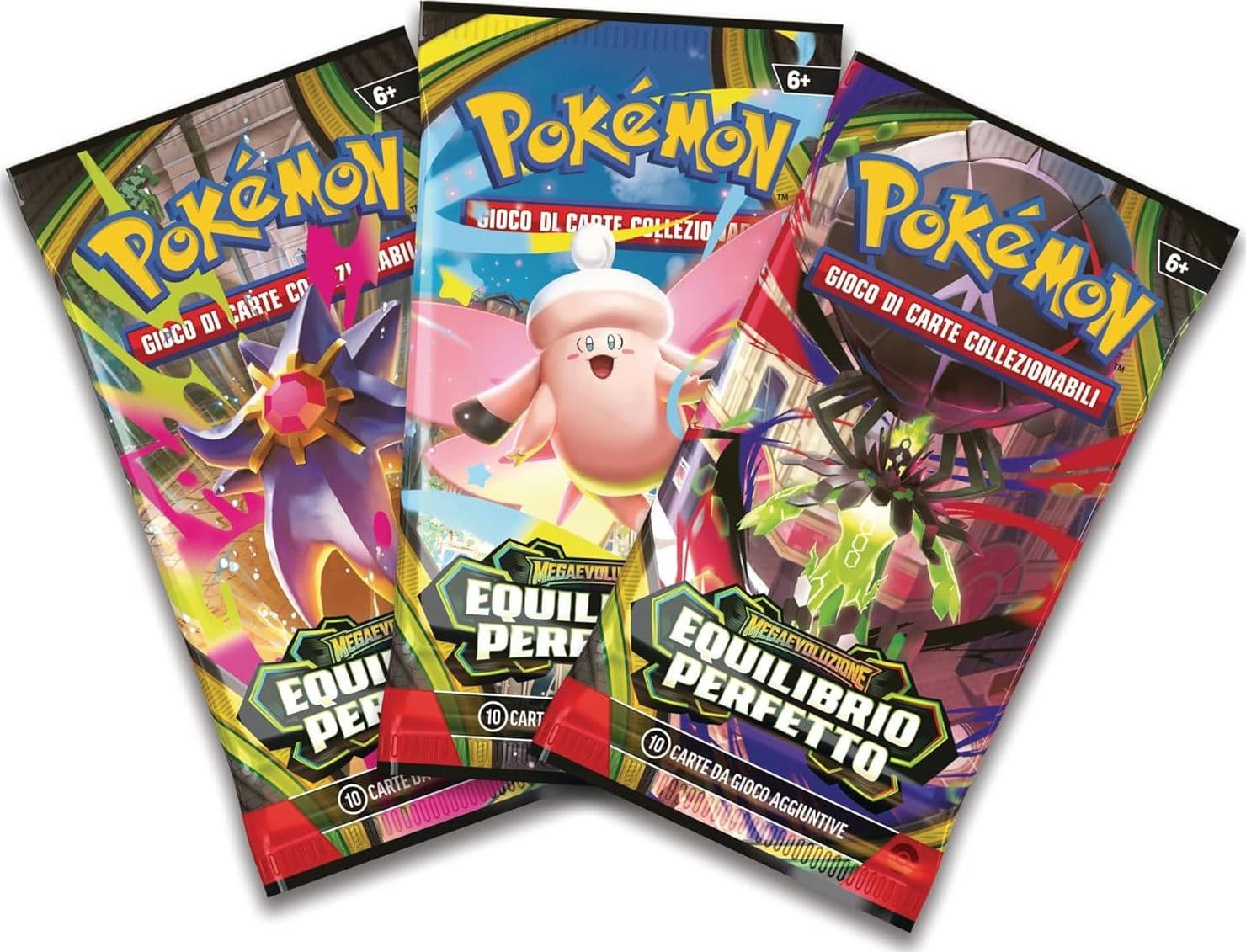 Pokémon: confezione da tre buste dell’espansione Megaevoluzione - Equilibrio Perfetto - 2