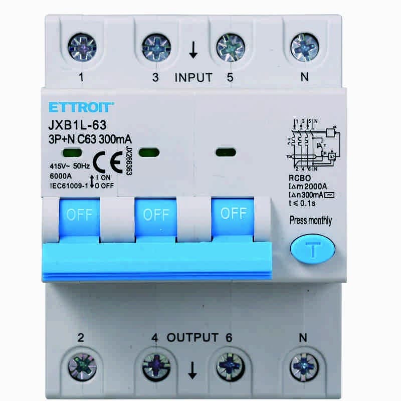 Magn. diff. 3PN 63A 300mA 380V-6KA - 1