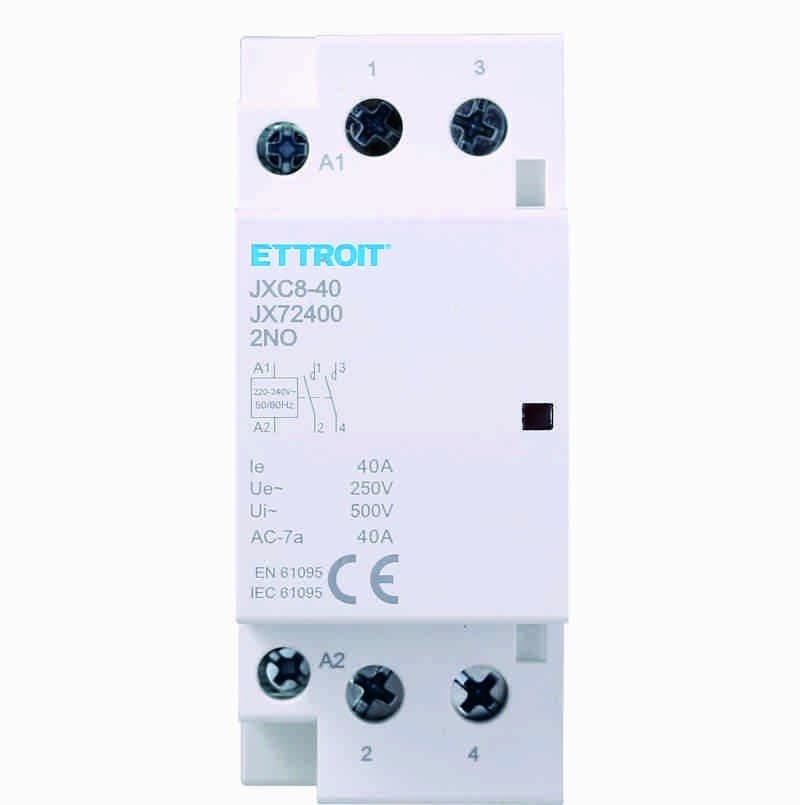 AC Contatt. DIN Rail 2P 220V 40A 2 NO