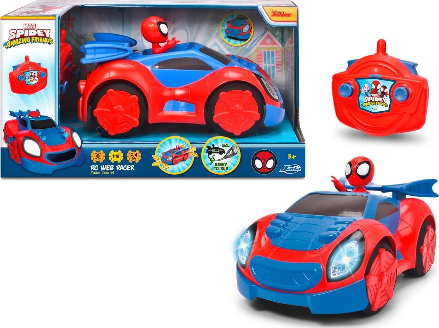 Jada - Auto Radiocomandata Spidey Web Racer - 2