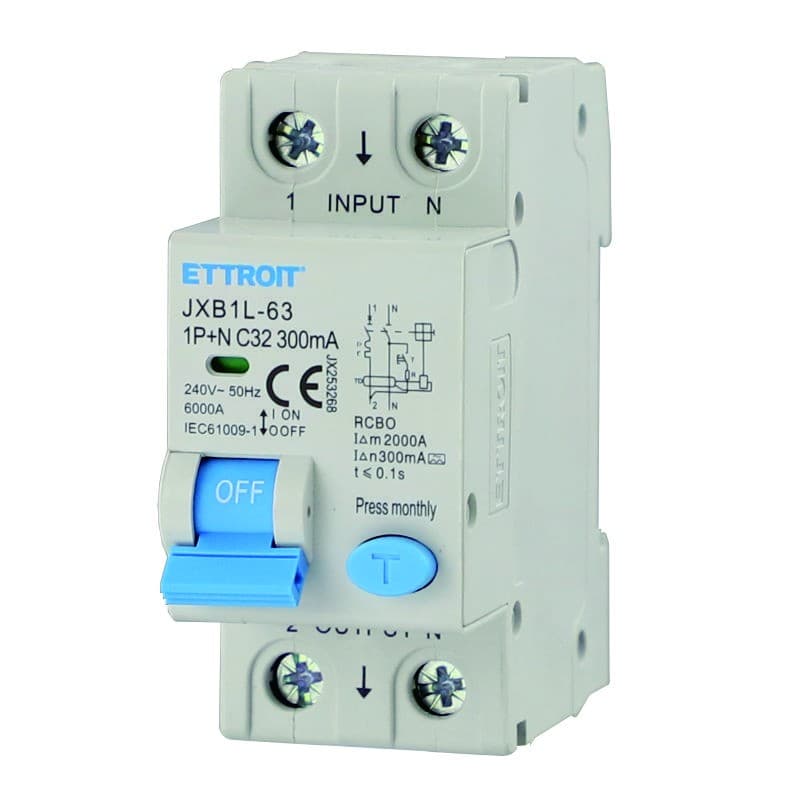 Magn. diff. 1P+N 32A 300mA 220V-6KA CL.A