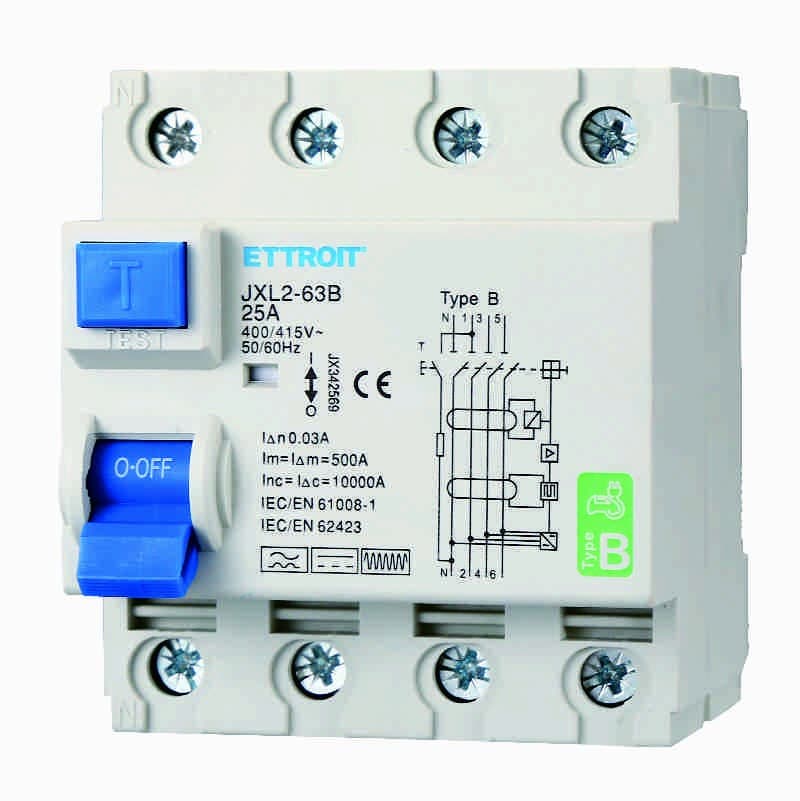 Magn. diff. Puro 4P 25A 30mA C.B 6KA 380V