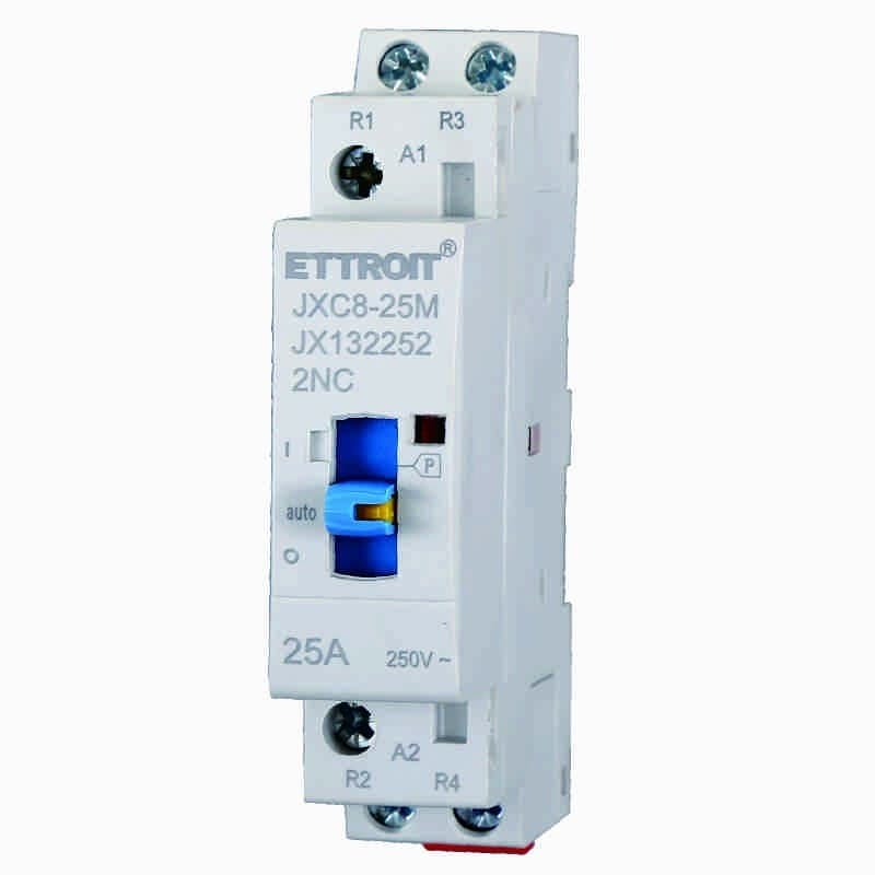 Contatt. AC Dom. 2P 25A 220v 50hz AC(2NC)