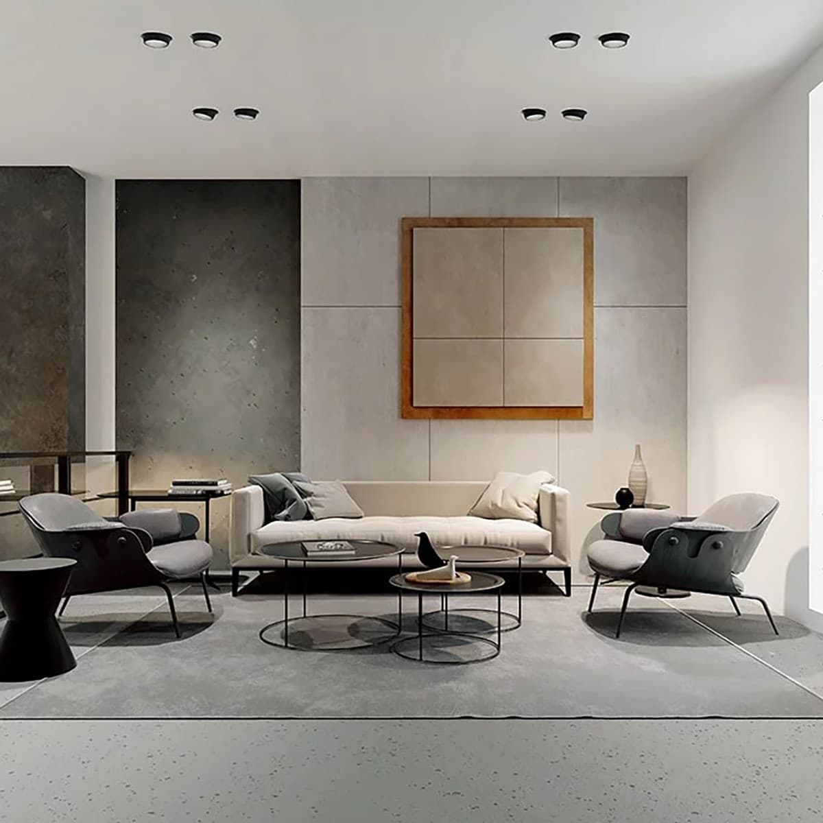 Faretto incasso Sforzin Illuminazione LELANTO T357 NERO GU10 LED IP20 moderno gesso lampada soffitto - 4