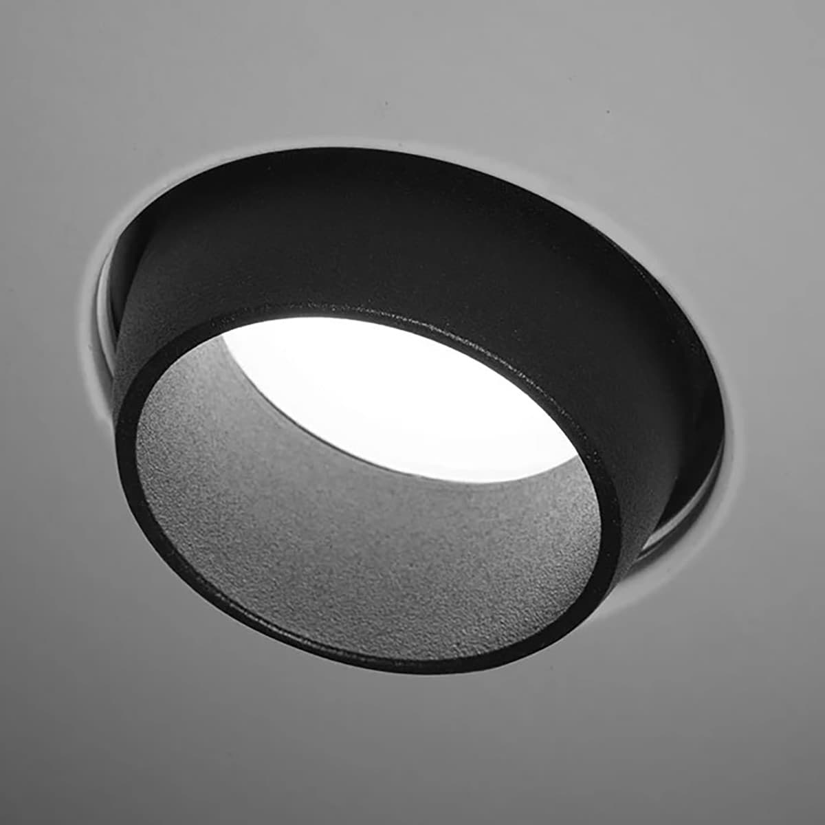 Faretto incasso orientabile Sforzin Illuminazione LELANTO T356 NERO GU10 LED IP20 moderno gesso lampada soffitto - 3