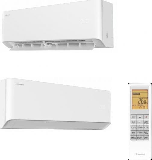 Hisense Trial Split 12+12+12 Btu 3AMW72U4RJC HB35XU0AG HB35XU0AG HB35XU0AG Condizionatore UNI HB Bianco WiFi R-32 - 2