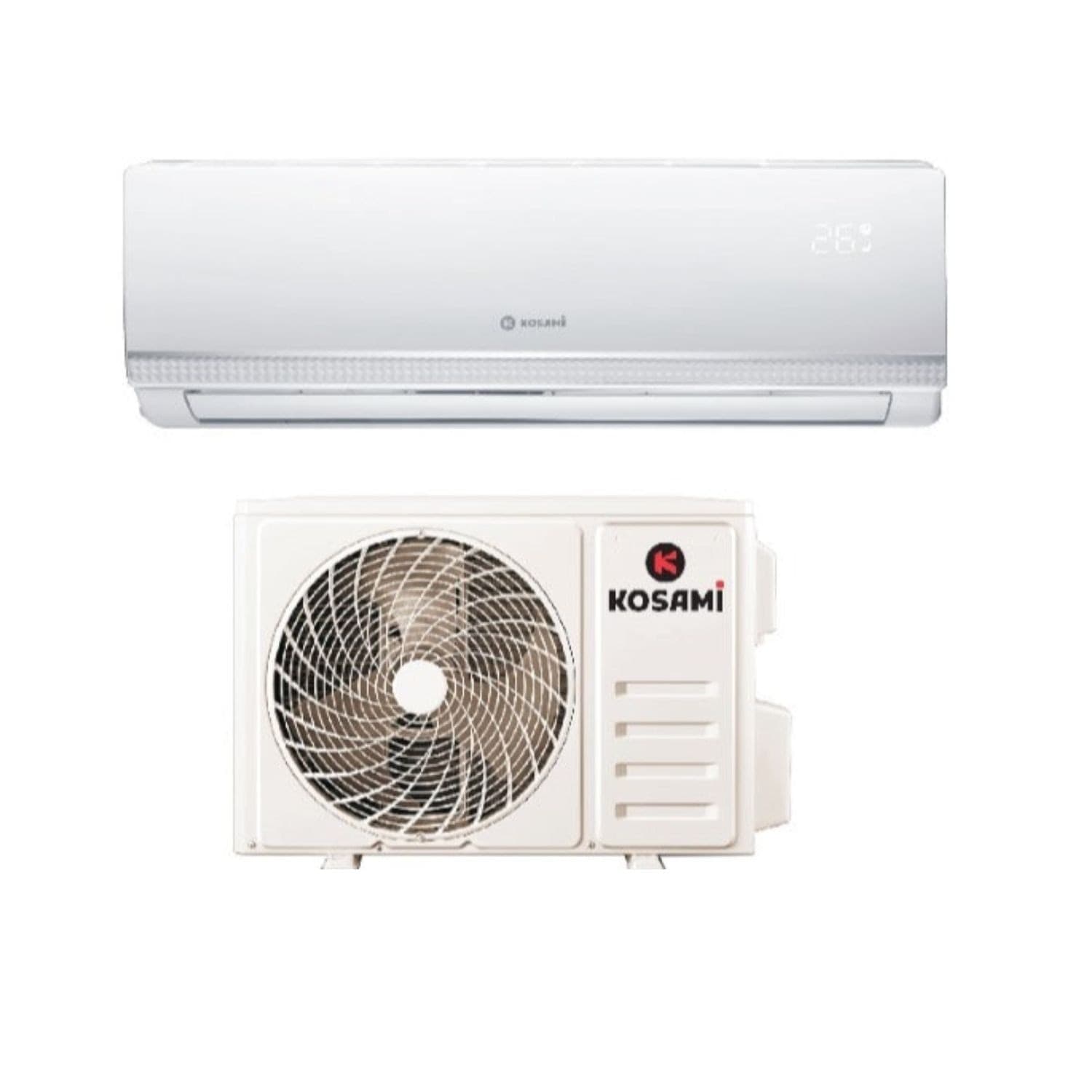 Climatizzatore Condizionatore Kosami Peony Inverter 9000 Btu R-32 Wi-Fi incluso A++/A+ - 2