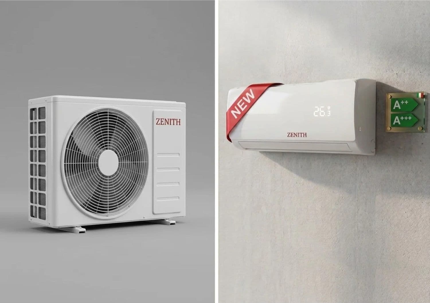 Climatizzatore ZENITH ZCLI09 Inverter 9000 BTU Wi-Fi Integrato - Classe A++/A+++