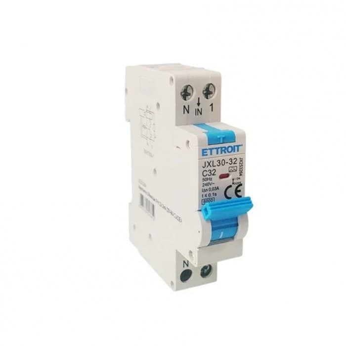Magnetotermico Differenziale 1P+N 32A 30mA 220V-6KA CLASSE A - 1
