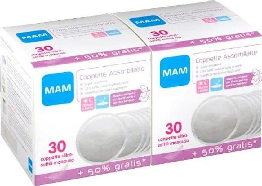 Mam - Coppette assorbilatte 60pz