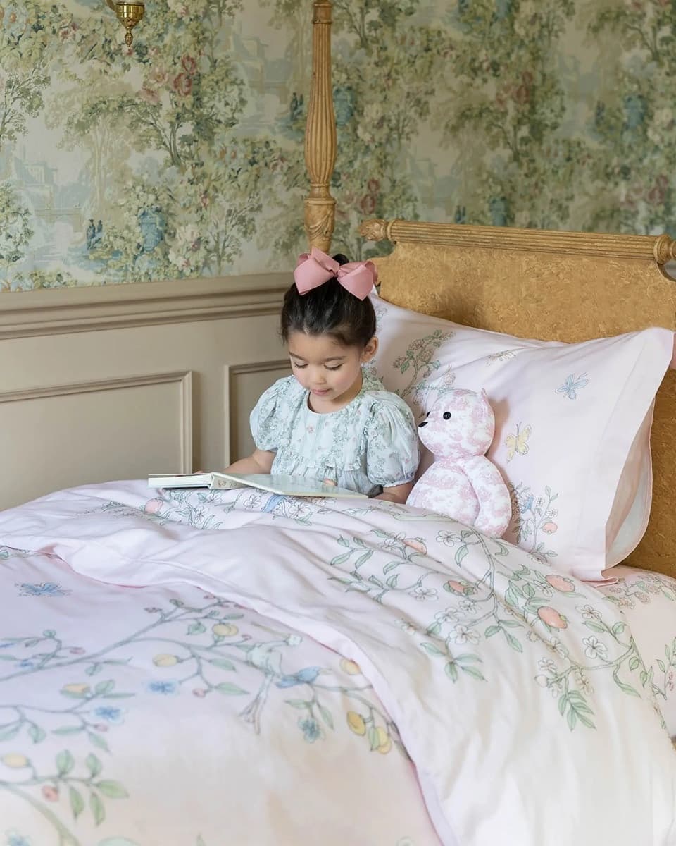 Copripiumino per Letto Singolo Atelier Choux In Bloom Pink - 2