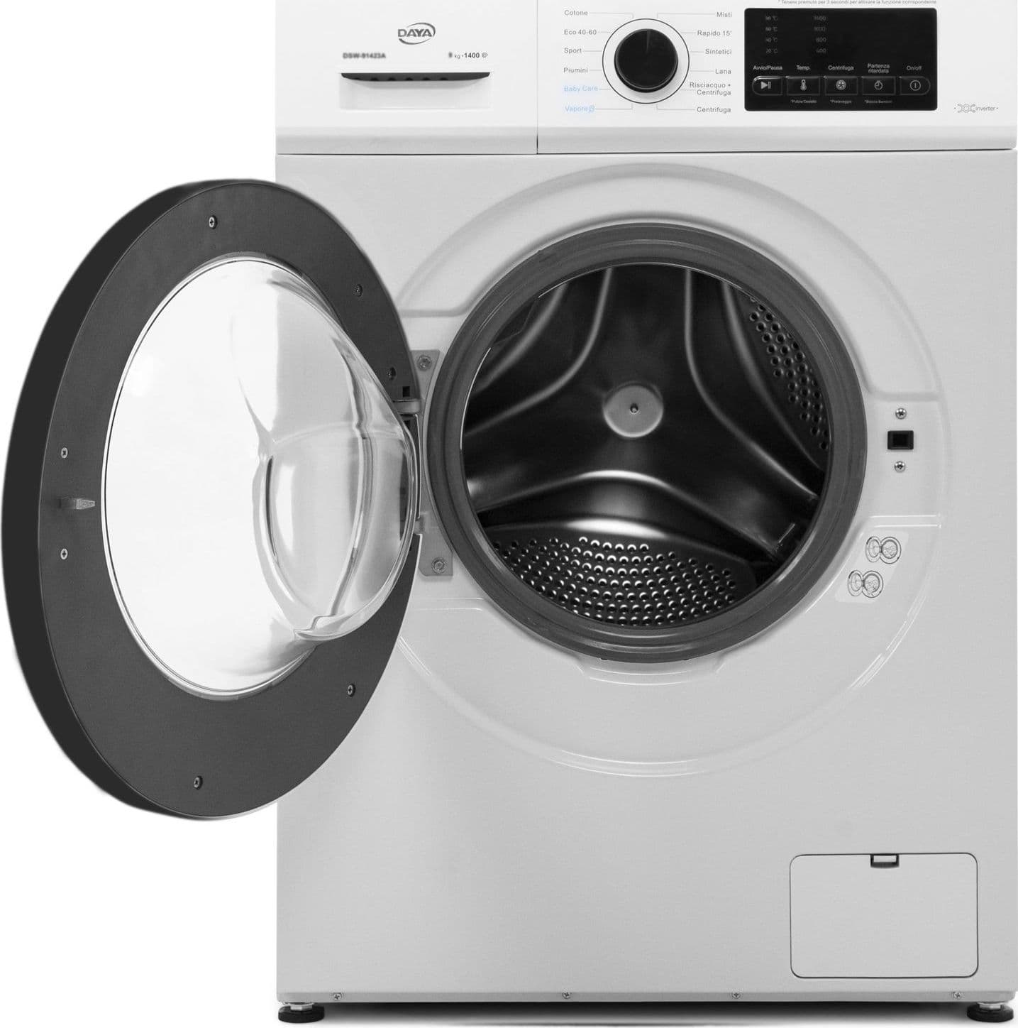 Daya Lavatrice CF 9Kg 1400G L60xP60 Vapore Cl.A DSW91423A - 6