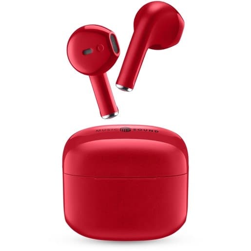 auricolare bt tws capsule rosso
