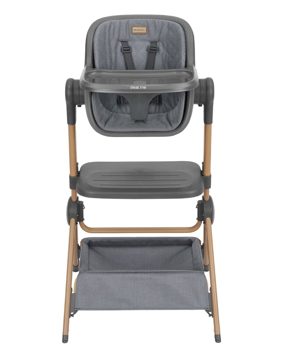 Culla e Seggiolone 2 in 1 Kikkaboo Sleat Me – Grigio