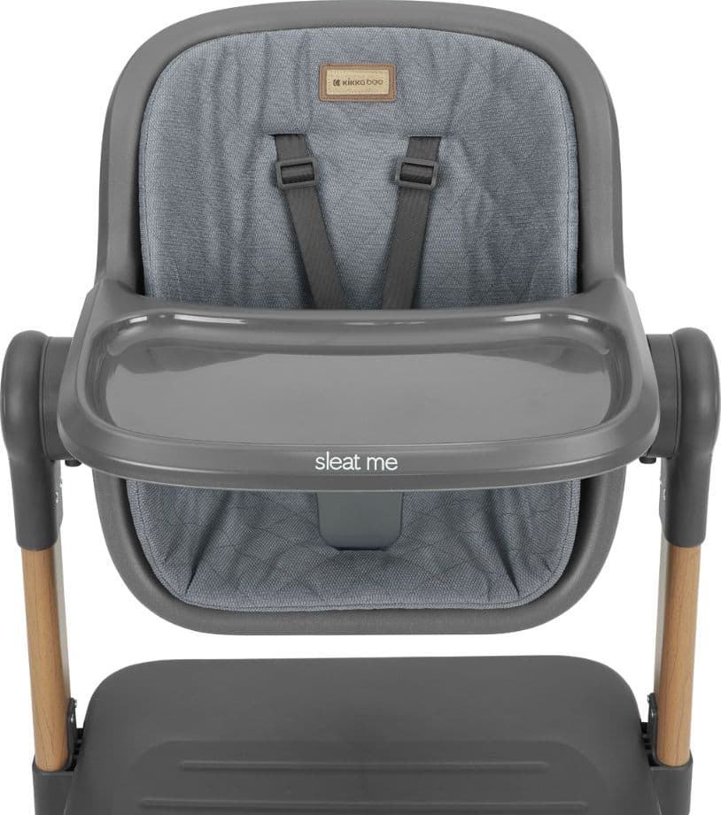 Culla e Seggiolone 2 in 1 Kikkaboo Sleat Me – Grigio