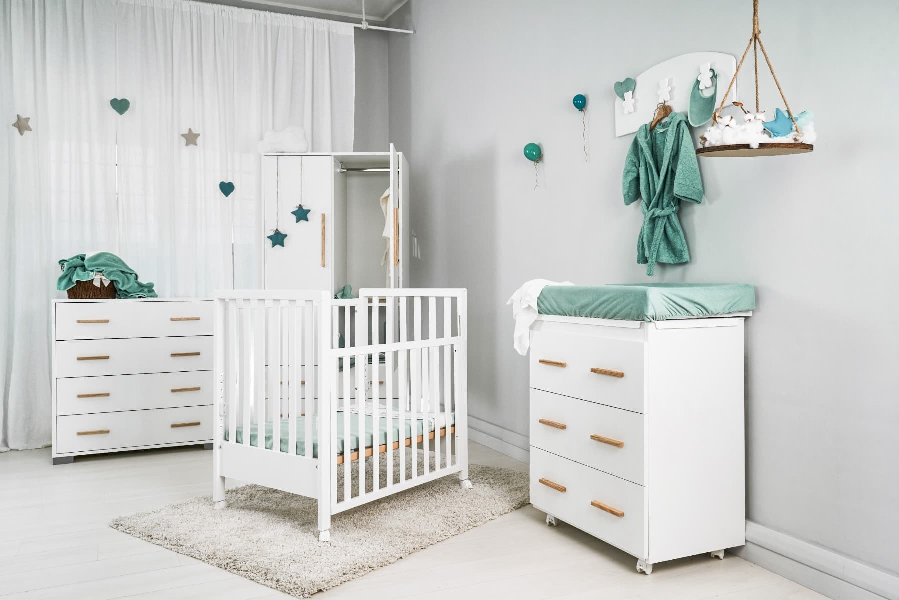 Culla Evolutiva Dreamy +2 Materassi Bianco/Bianco Coccolissimi - 5