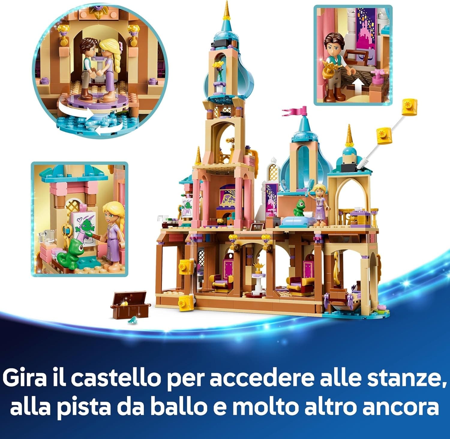 Lego Disney - Princess Il Castello di Rapunzel 43297 - 3