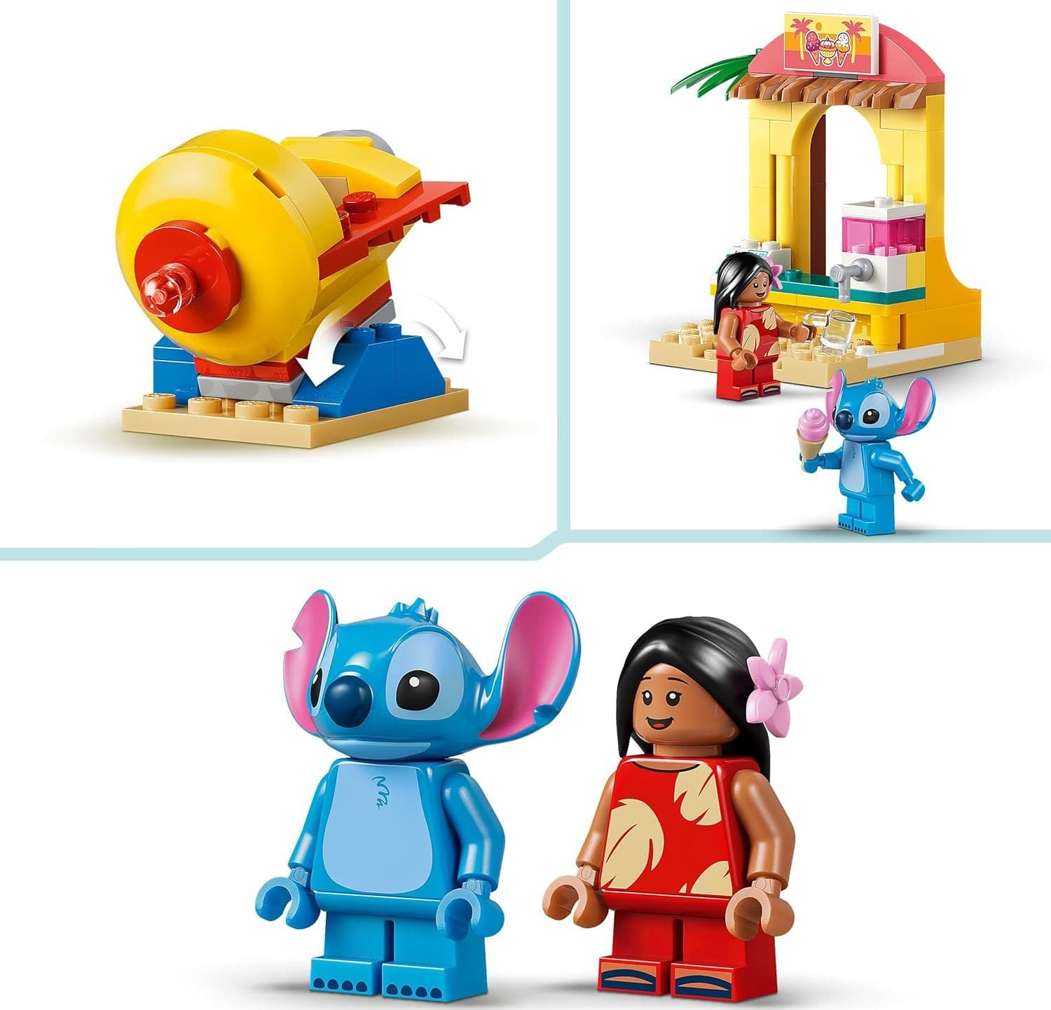 Lego Disney - Divertimento in Spiaggia con Lilo e Stitch 43280 - 4