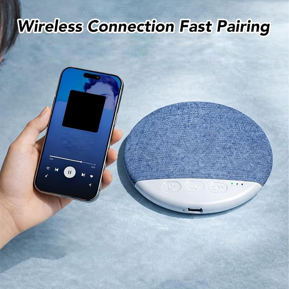 ALTOPARLANTE BLUETOOTH SOTTO CUSCINO SUONO HIFI DESIGN LEGGERO ULTRA SOTTILE PORTATILE - 10
